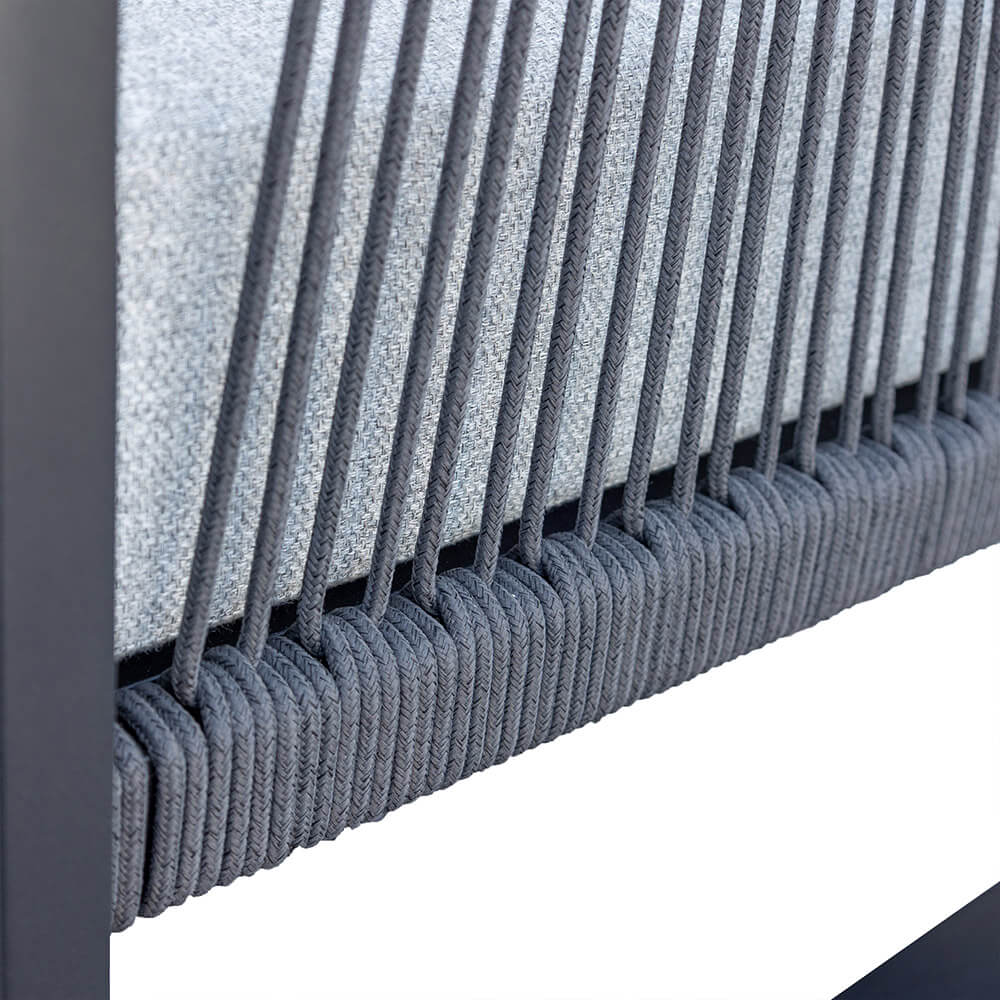 Gartenlounge Aluminium MARABA - Für 5 Personen
