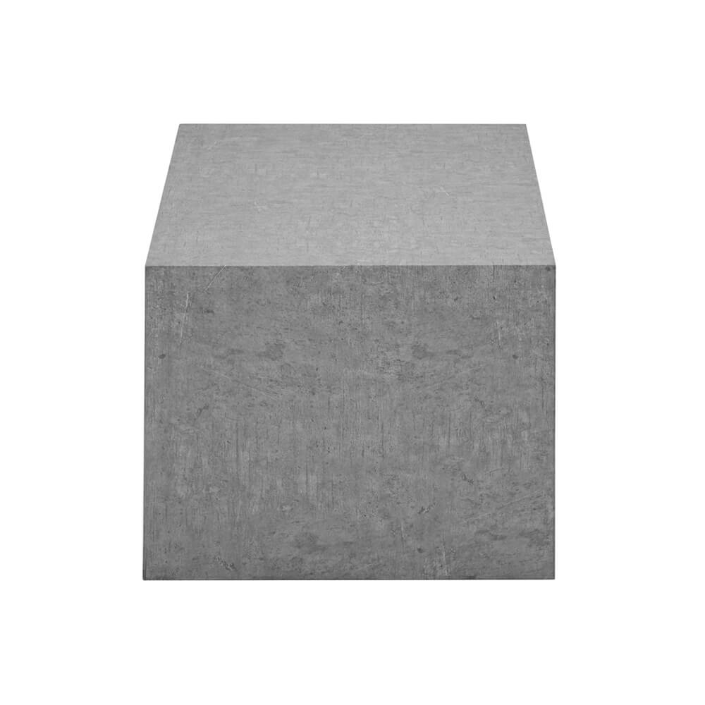 Couchtisch Marmor AMIRI L - 95 x 50 cm Grau