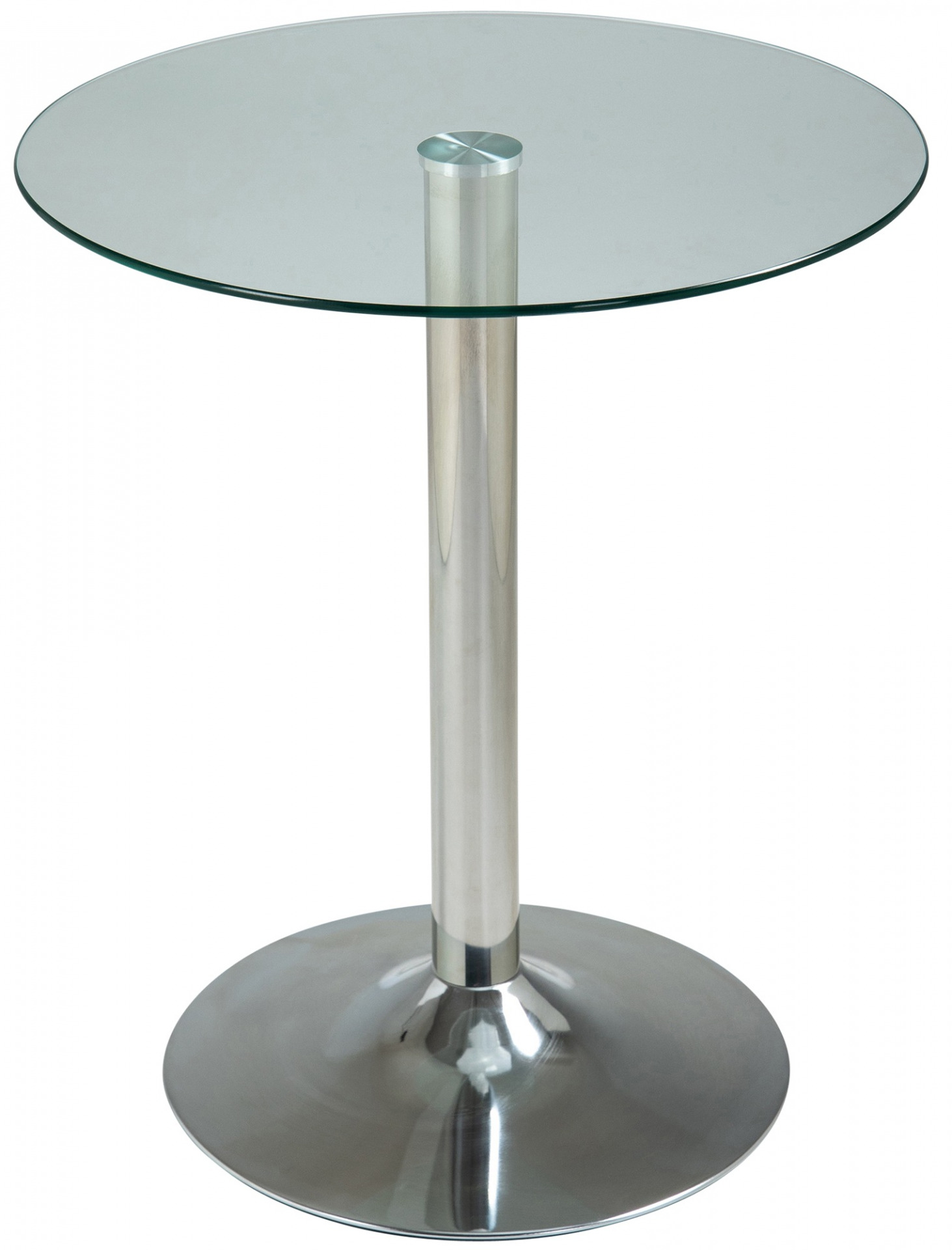 Glastisch 70 cm, klarglas