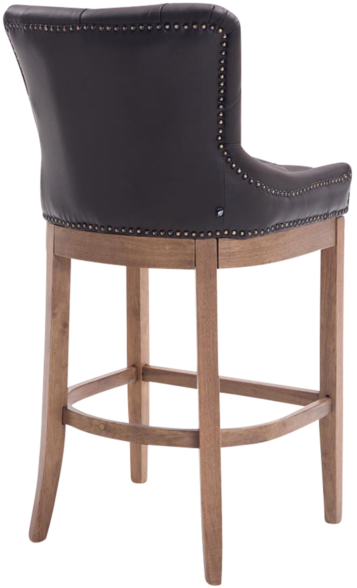 Barhocker Lakewood Echtleder, Antik-hell, braun