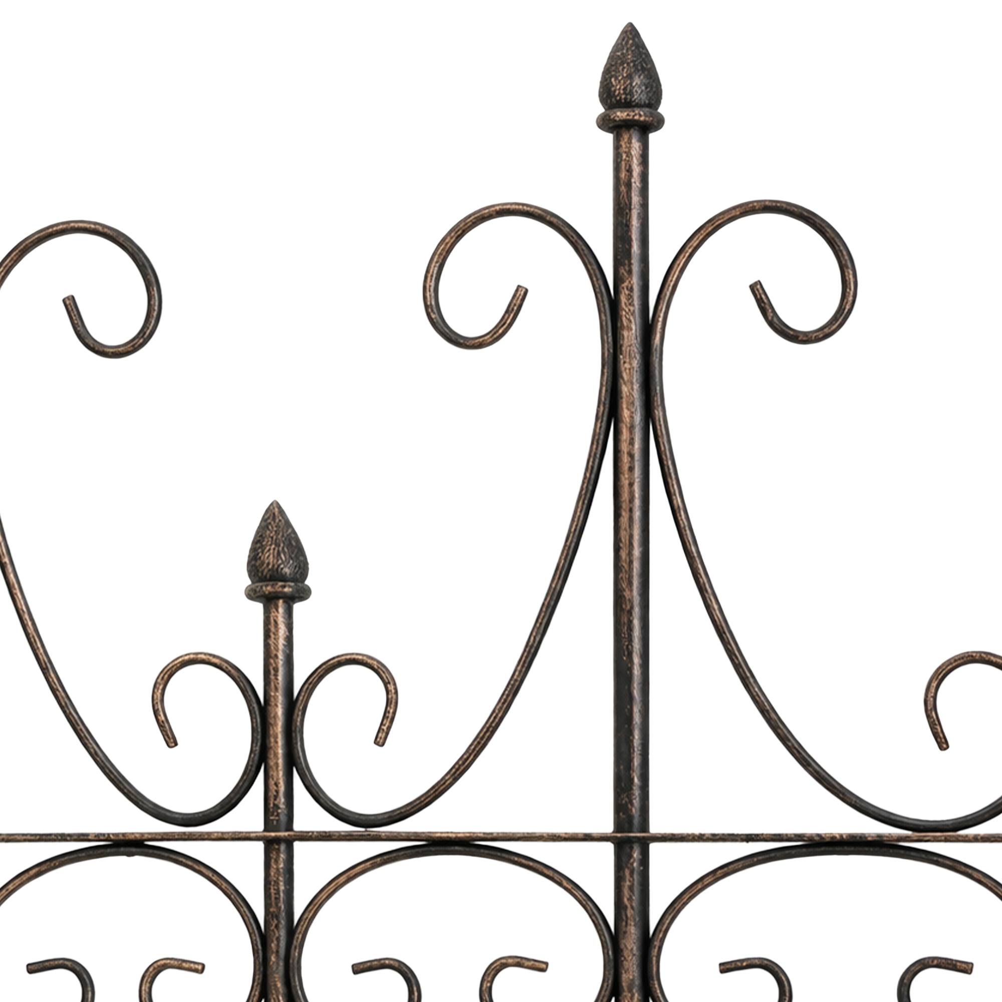 Rankgitter Flieder, bronze