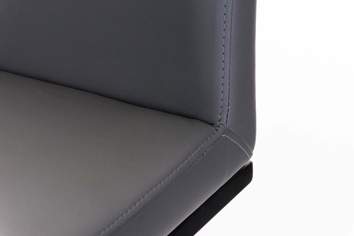 Barhocker Panama B Kunstleder, grau