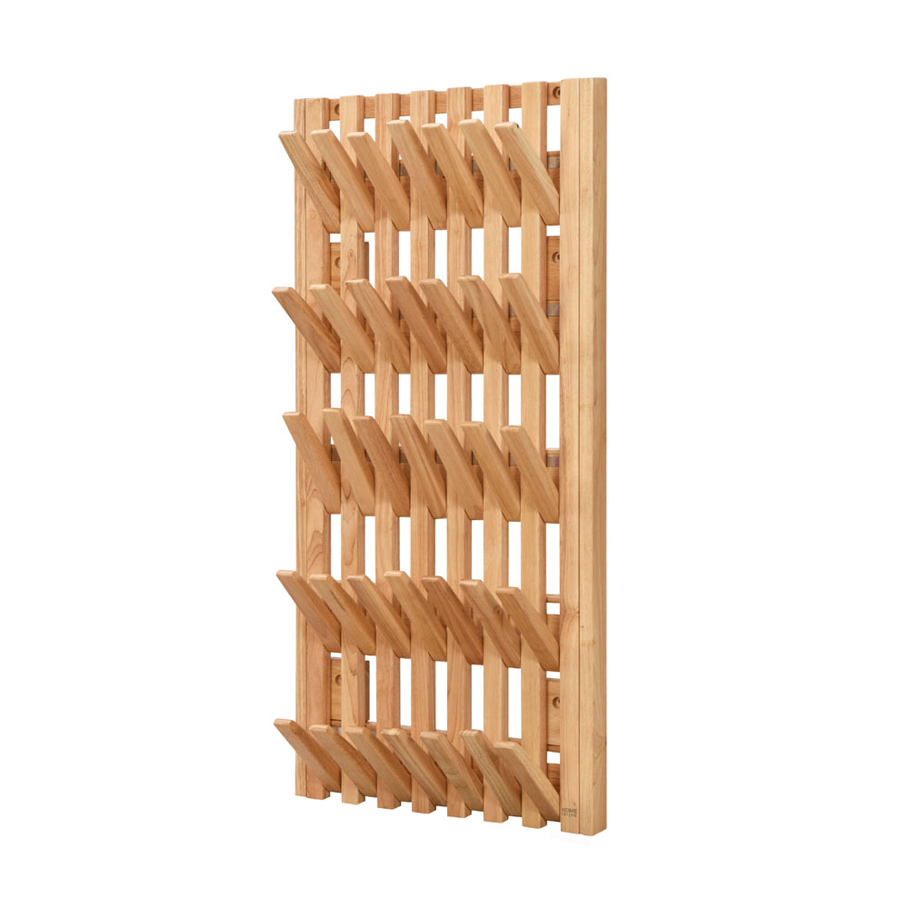 Garderobenpaneel QUEST Hellbraun - 55 x 4 x 105 cm