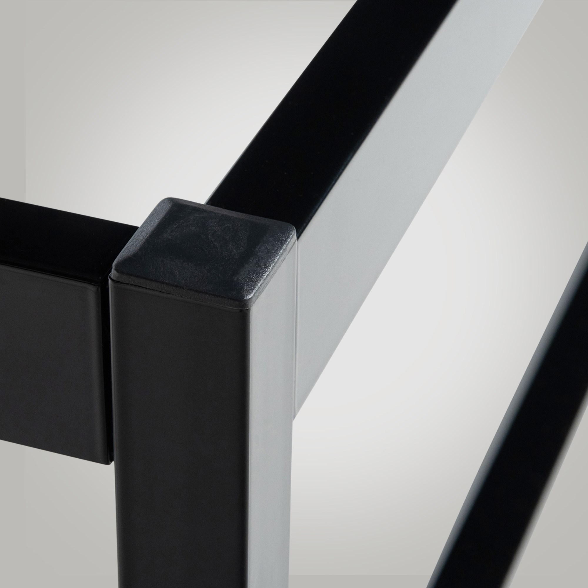 Metallbett Scala 200x200x25 cm, schwarz