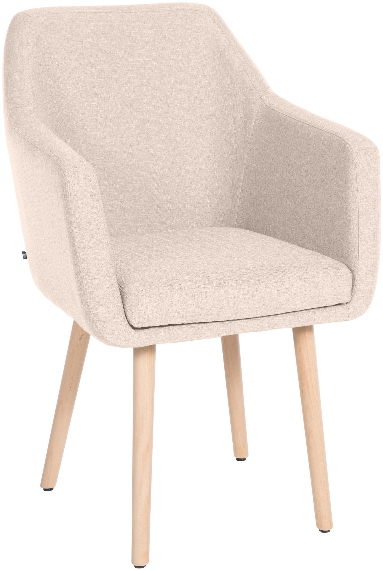 Besucherstuhl Utrecht Stoff natura, beige