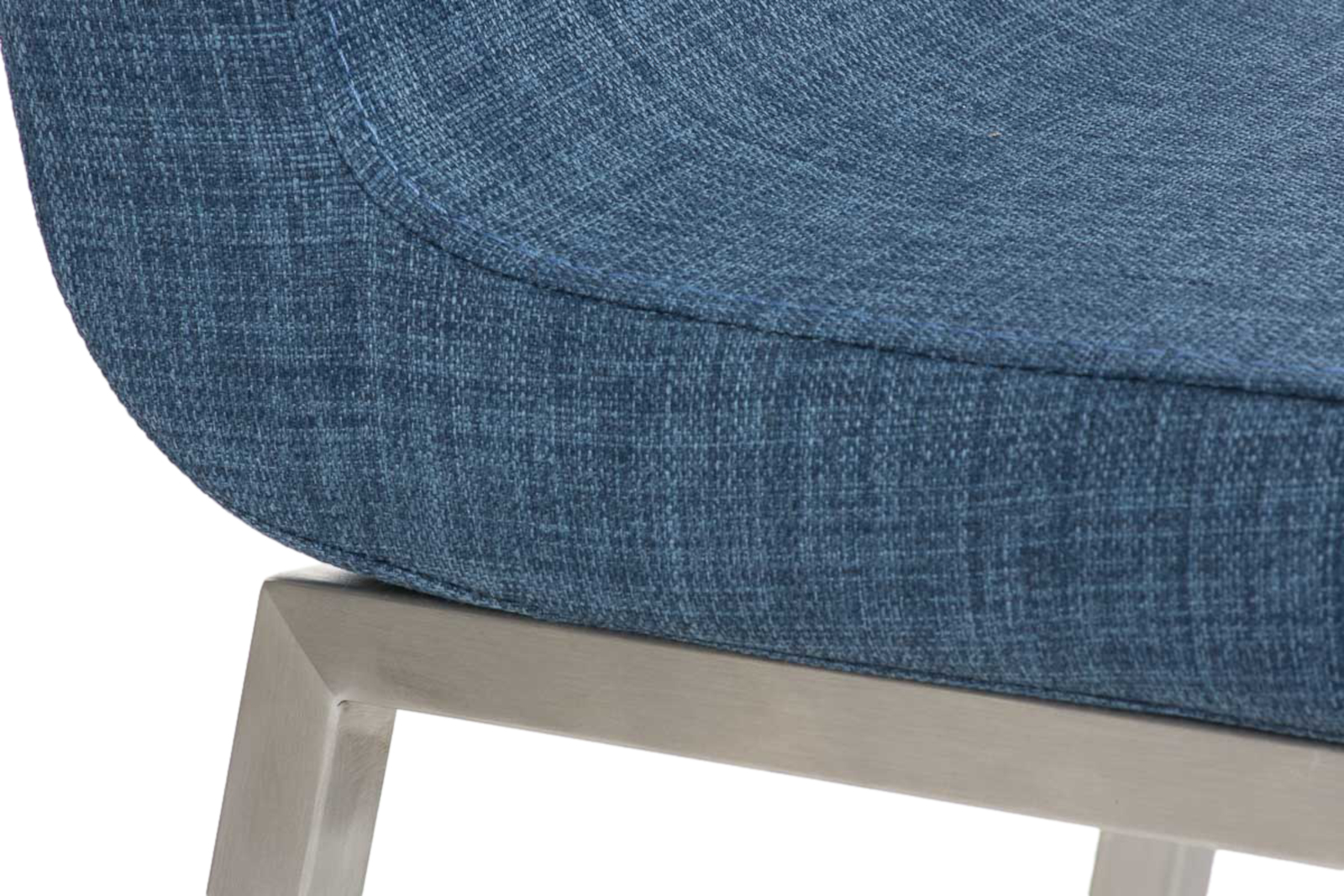 2er Set Esszimmerstühle Colmar Stoff, blau