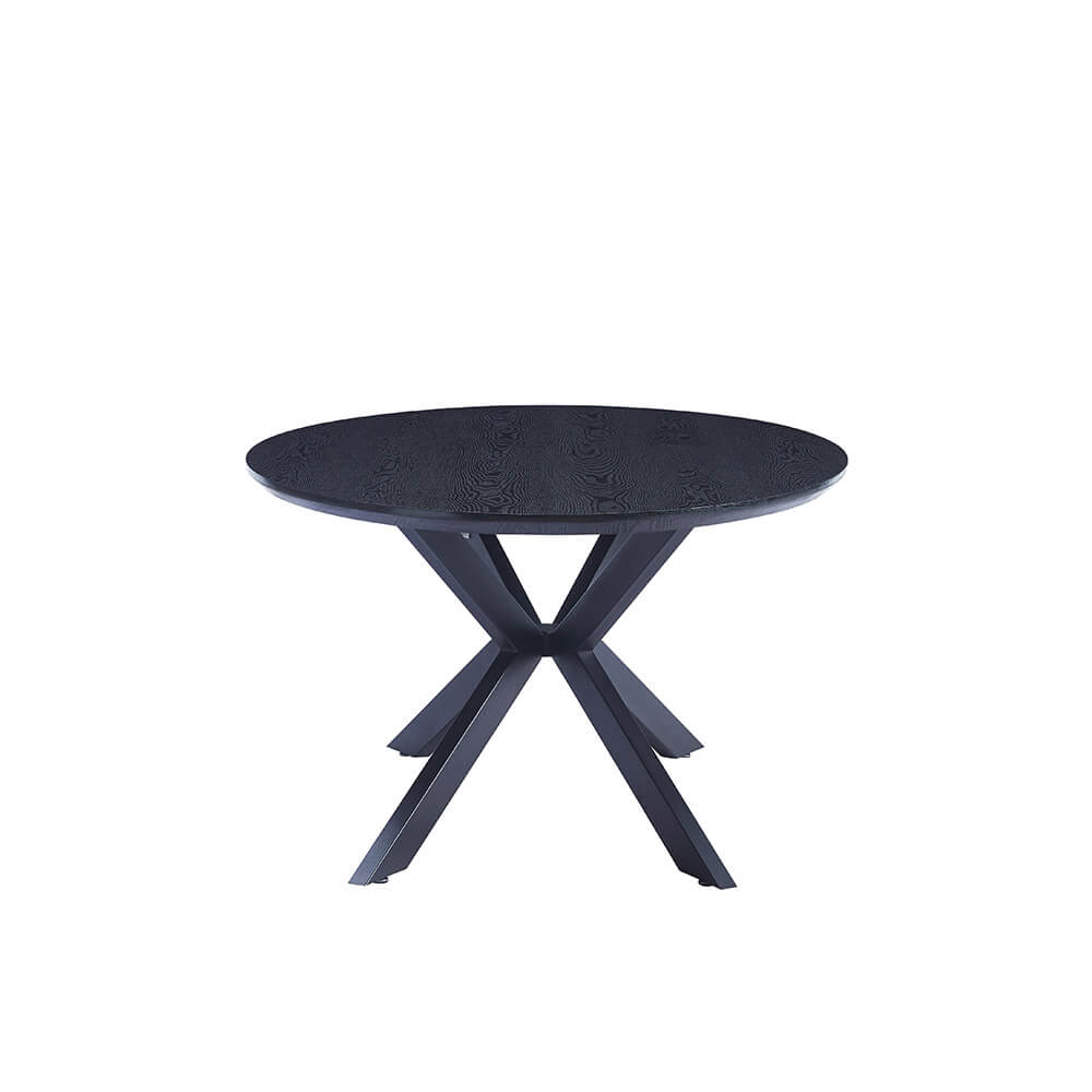 Esstisch Oval AVENTIS inkl. Sternfuß - 200 x 120 cm Dark Oak