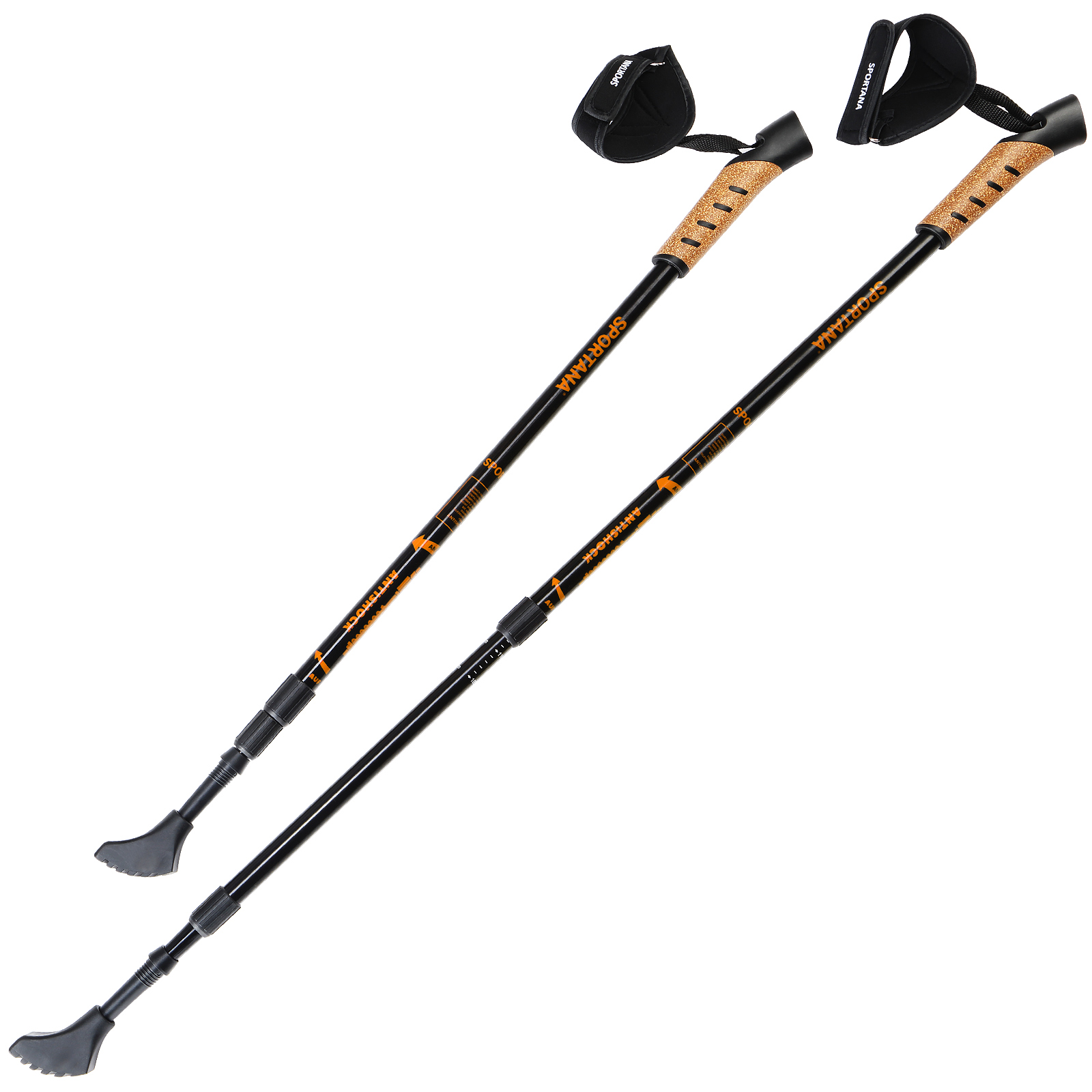 Nordic Walking Stöcke Orange