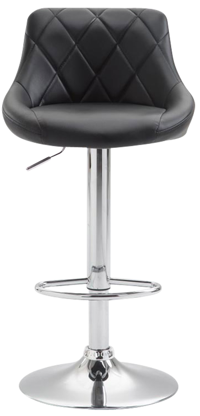2er Set Barhocker Lazio Kunstleder C, schwarz