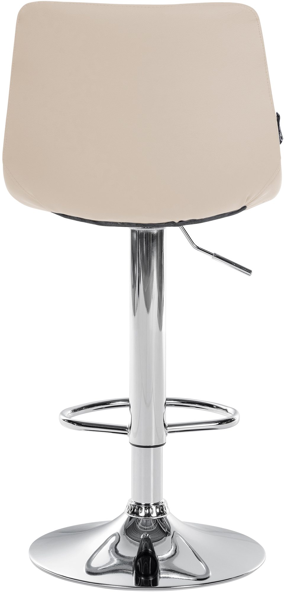 Barhocker Jerry Kunstleder chrom, creme