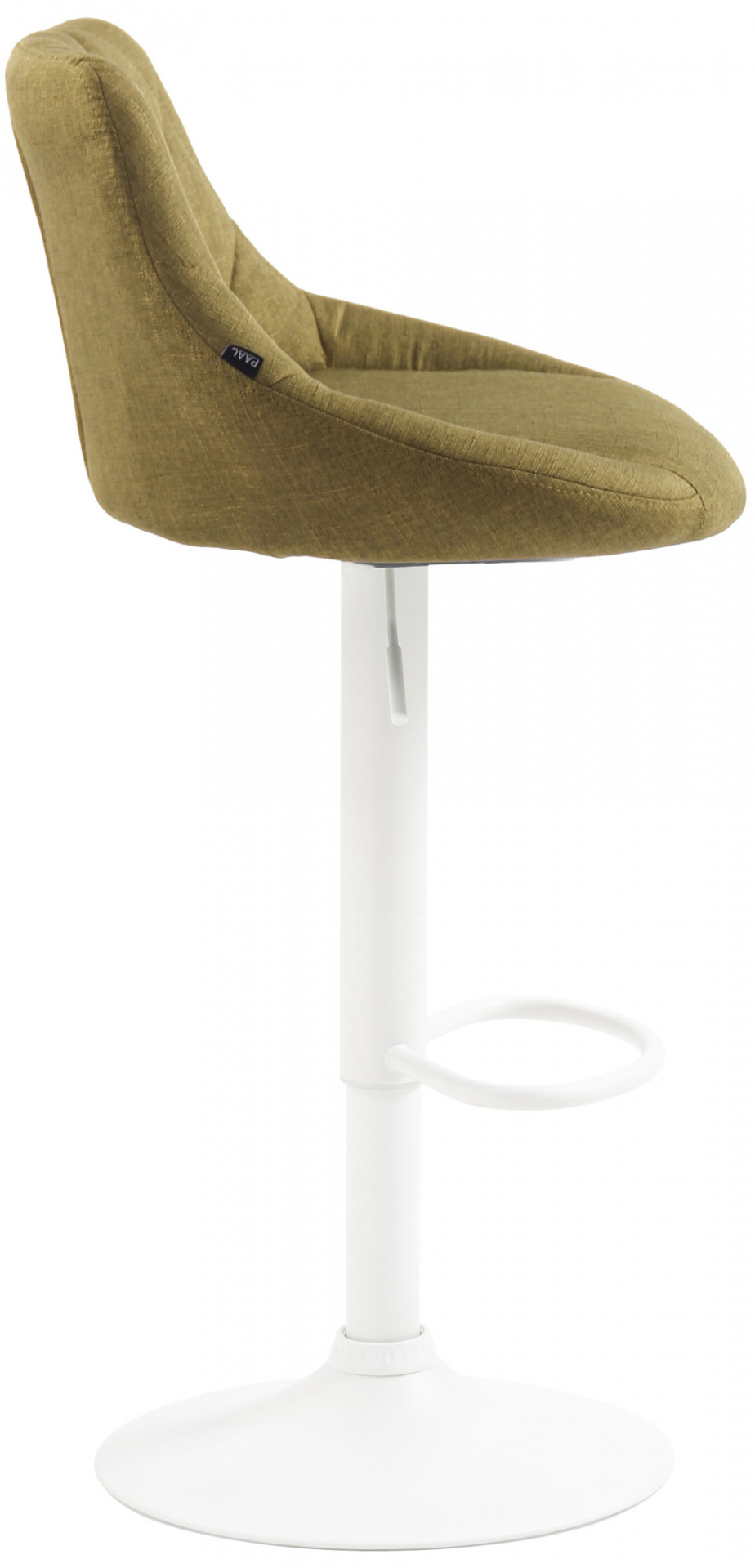 Barhocker Lazio Stoff weiß, grün