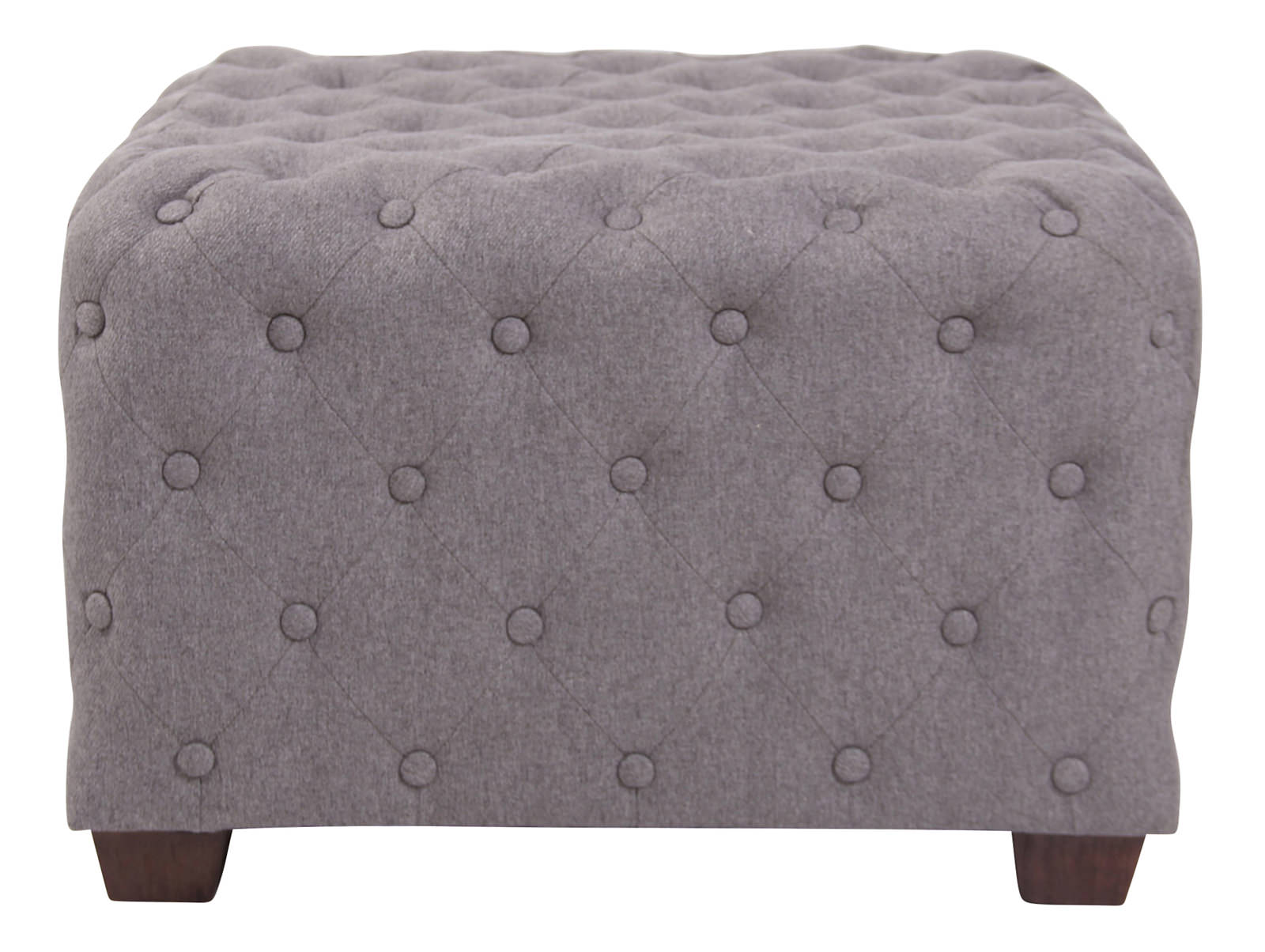 Sitzhocker Nimes Stoff, grau
