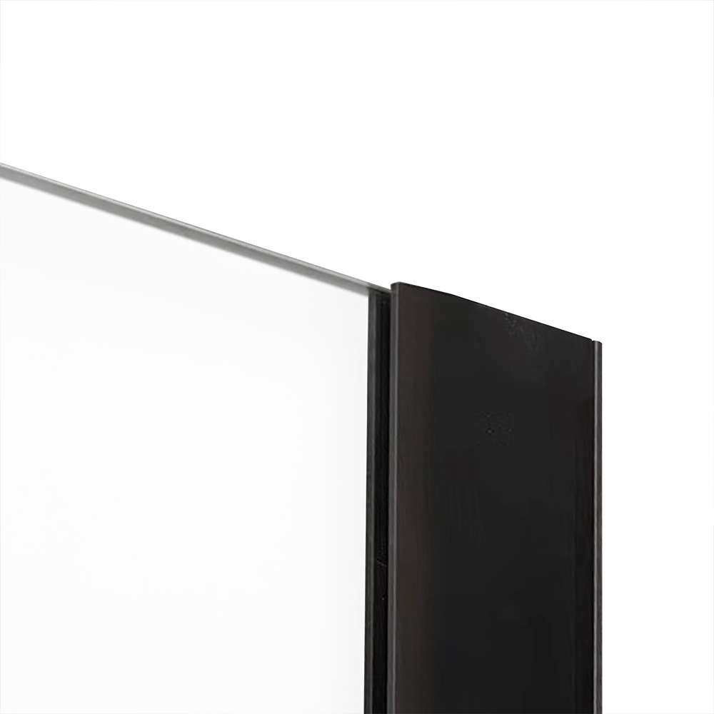Duschkabine LIVIA Schwarz Matt - 100 x 195 cm