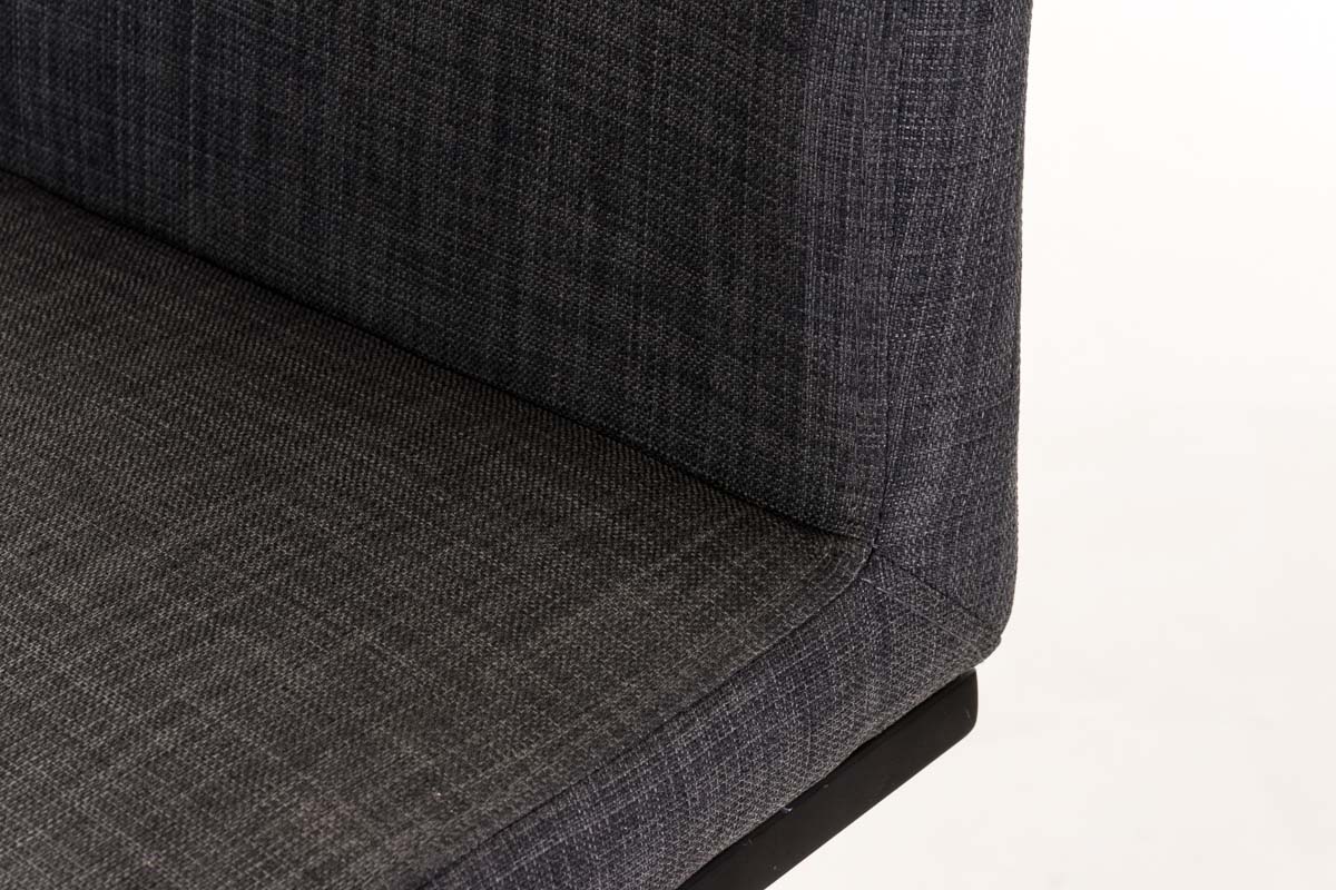 Barhocker Panama B Stoff, dunkelgrau