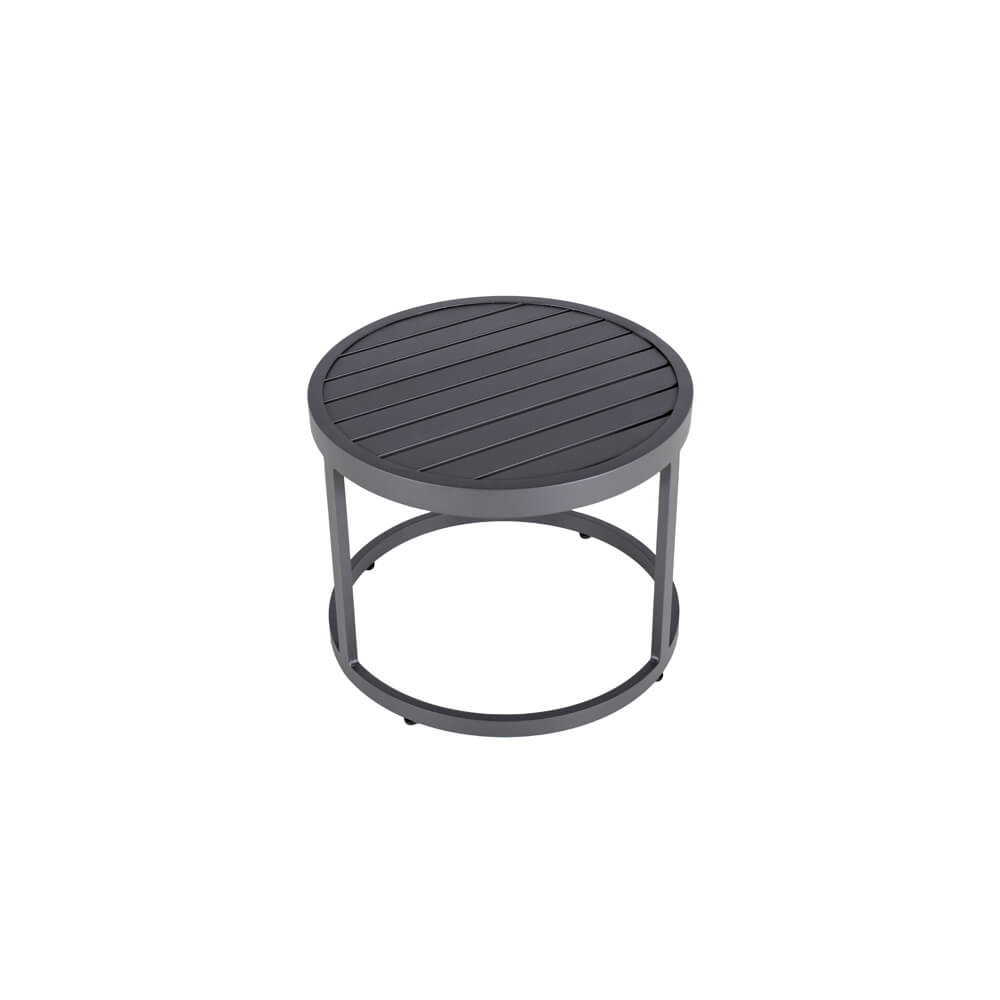 Daybed Outdoor FLORIDA inkl. Beistelltische - Grau