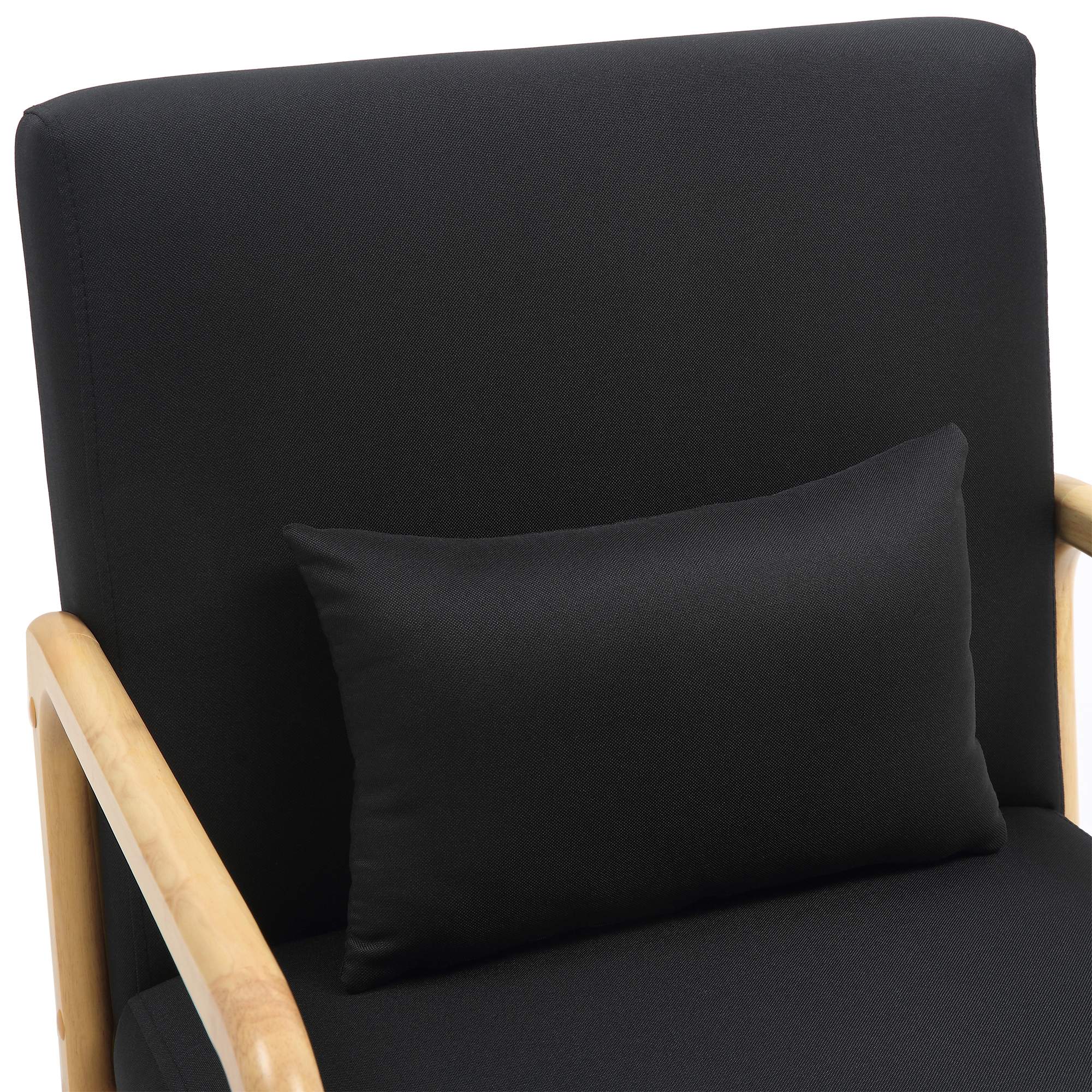 Sessel Hibbing Stoff, schwarz