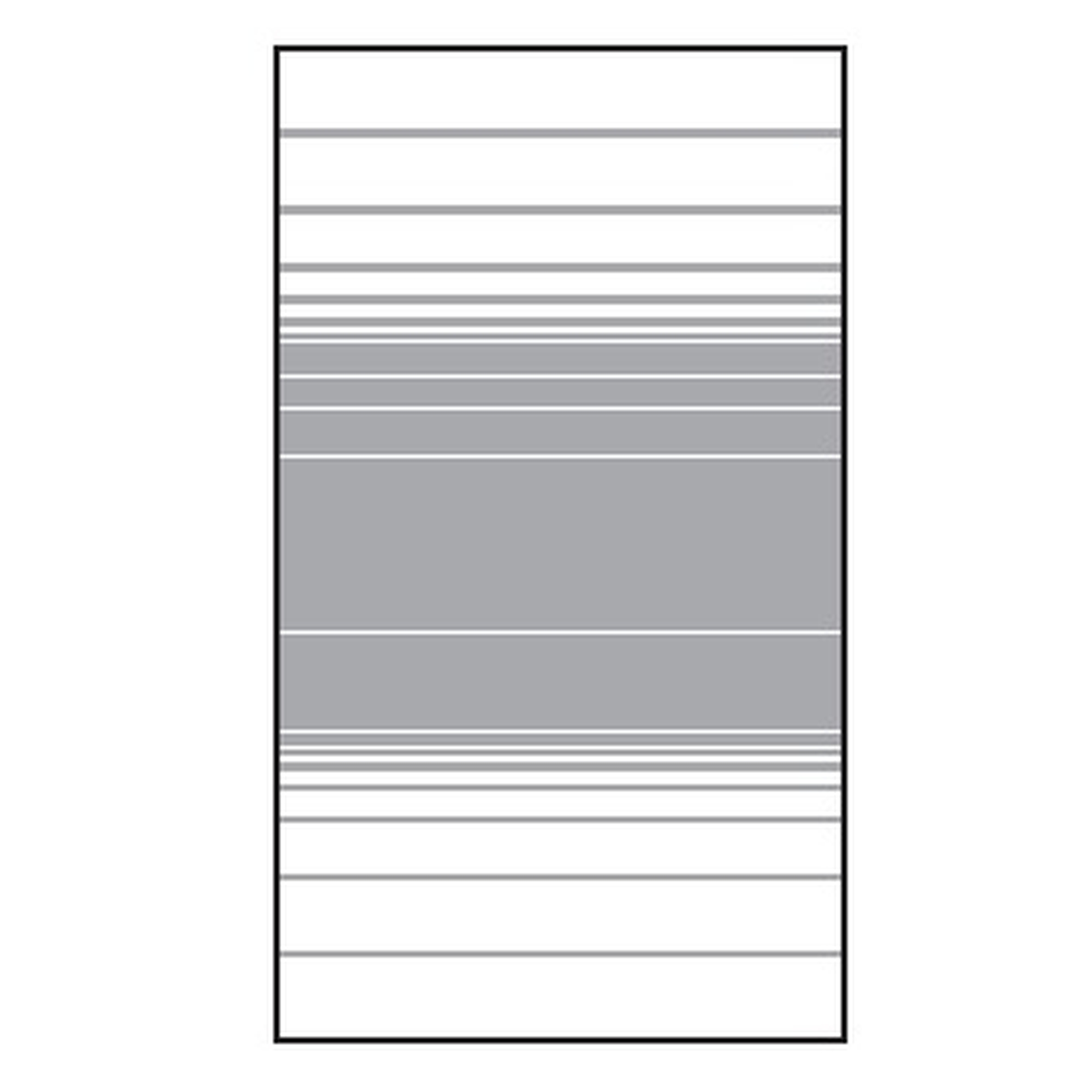 VETRO Glasscheibe, B 1030 x H 1800 mm, Streifen-Dekor 83, satiniert