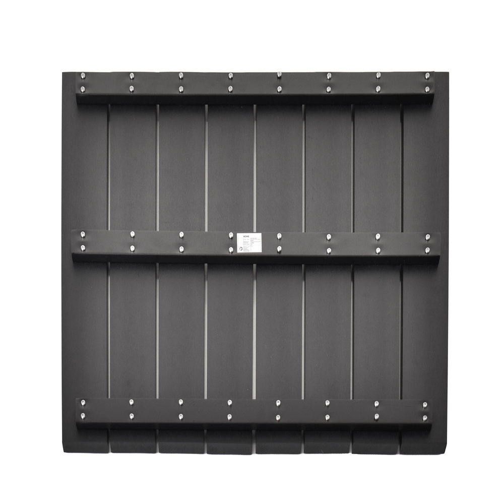 Aluminium Tischplatte für Gartenlounge RIO - Schwarz