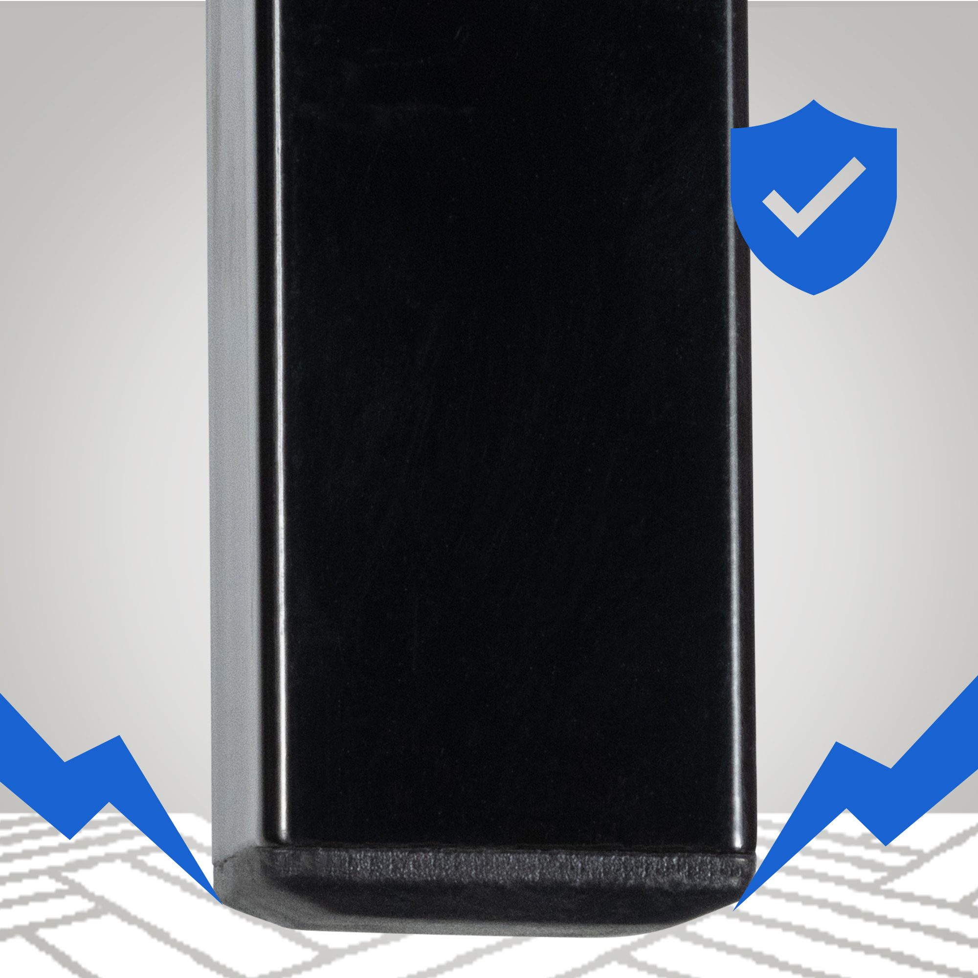 Metallbett Fargo 200x200x42 cm, schwarz