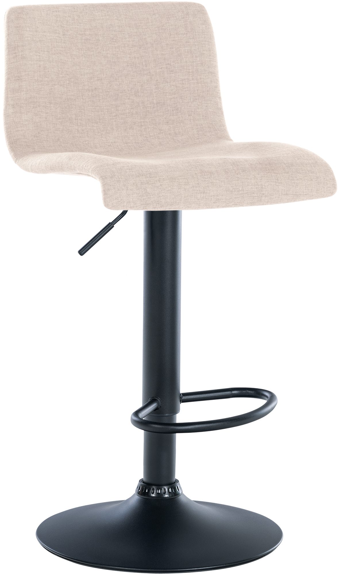 Barhocker Branford Stoff, creme