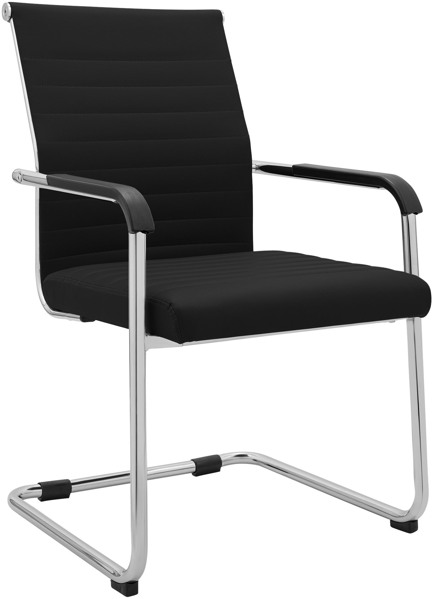 Besucherstuhl Hakon, schwarz