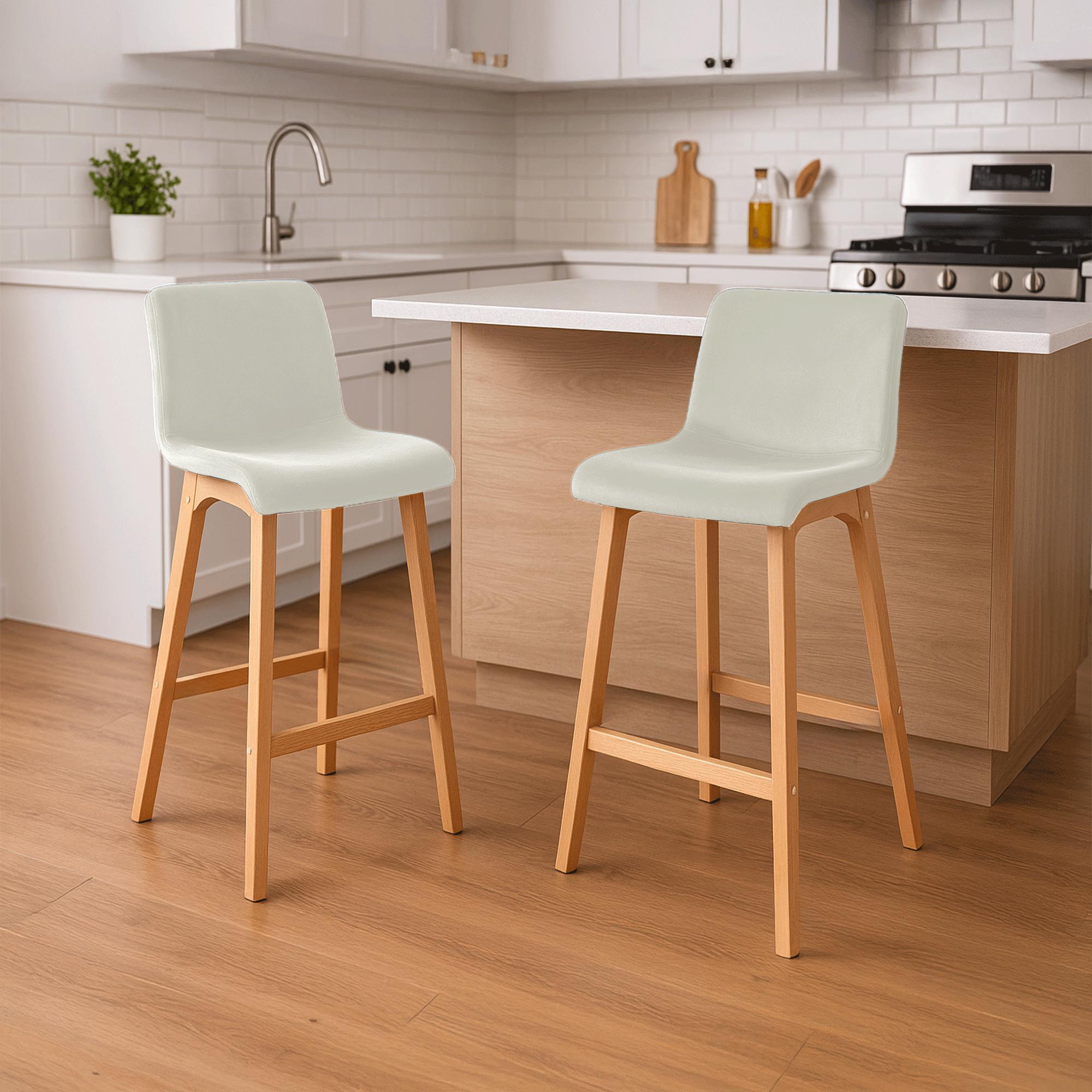 Barhocker Hoover Samt Natura, creme