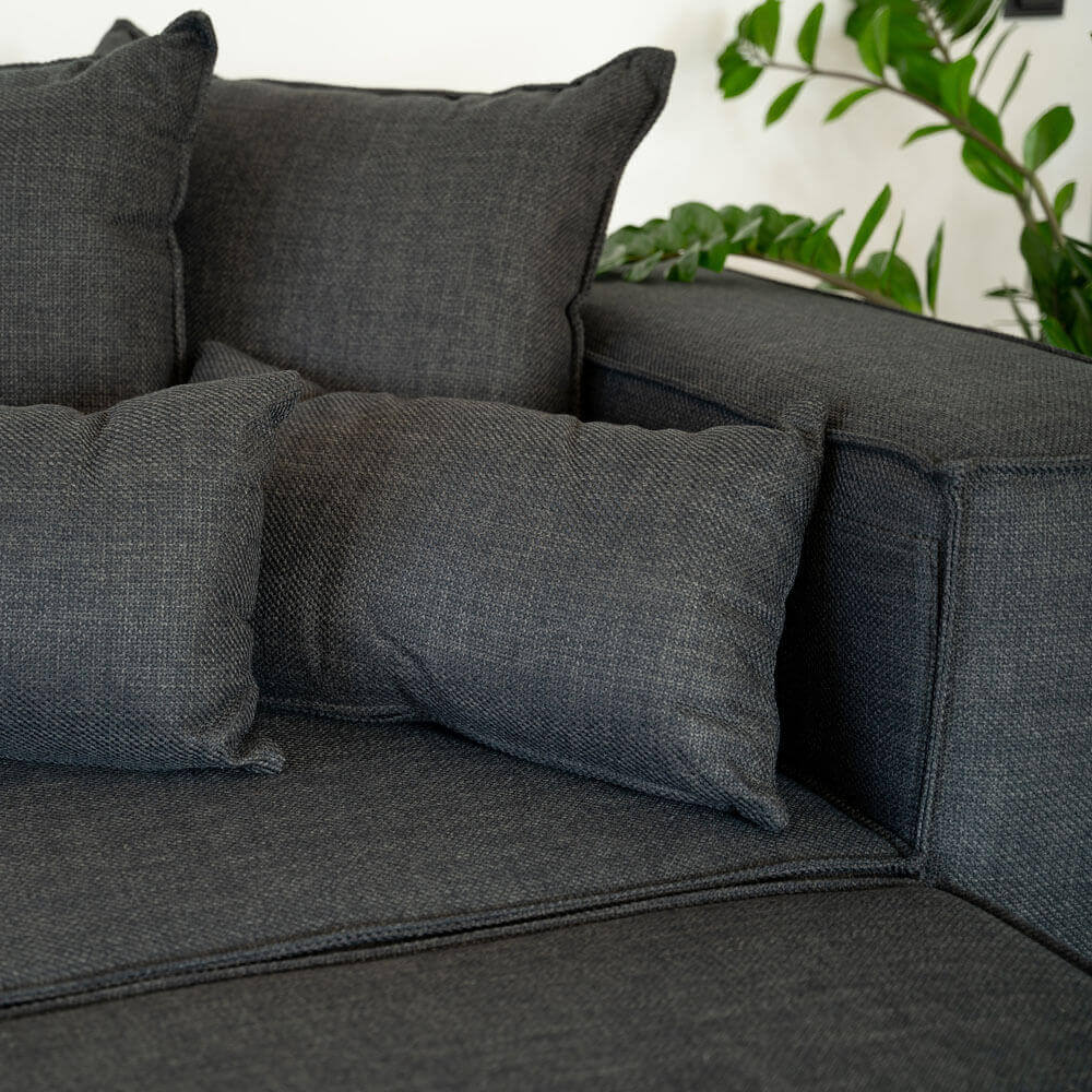 Modulares Sofa VERONA L - 327 x 207 cm Anthrazit