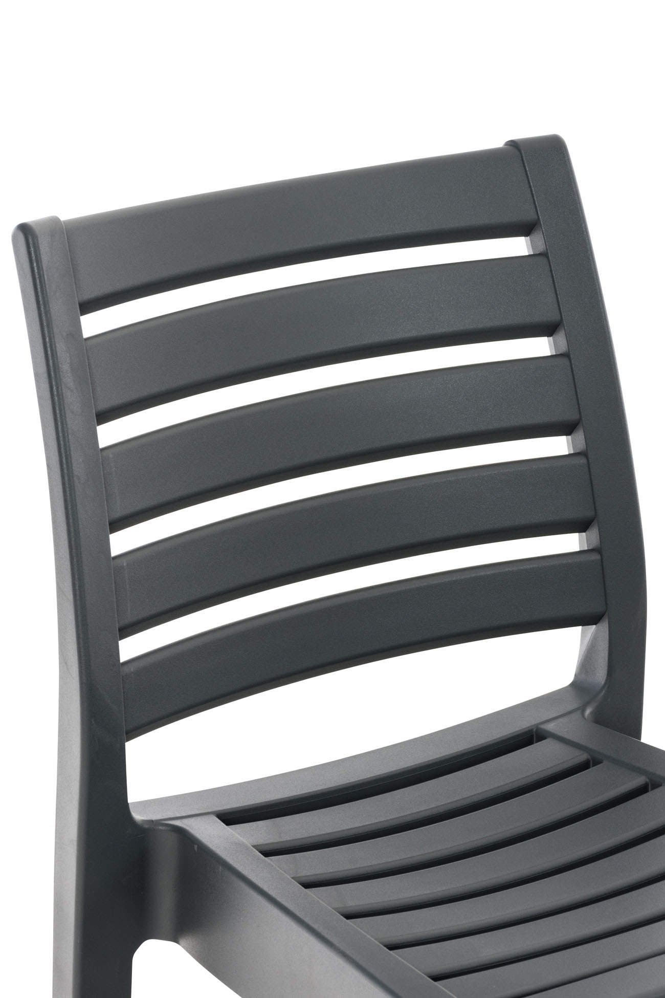 4er Set Barhocker Ares, dunkelgrau