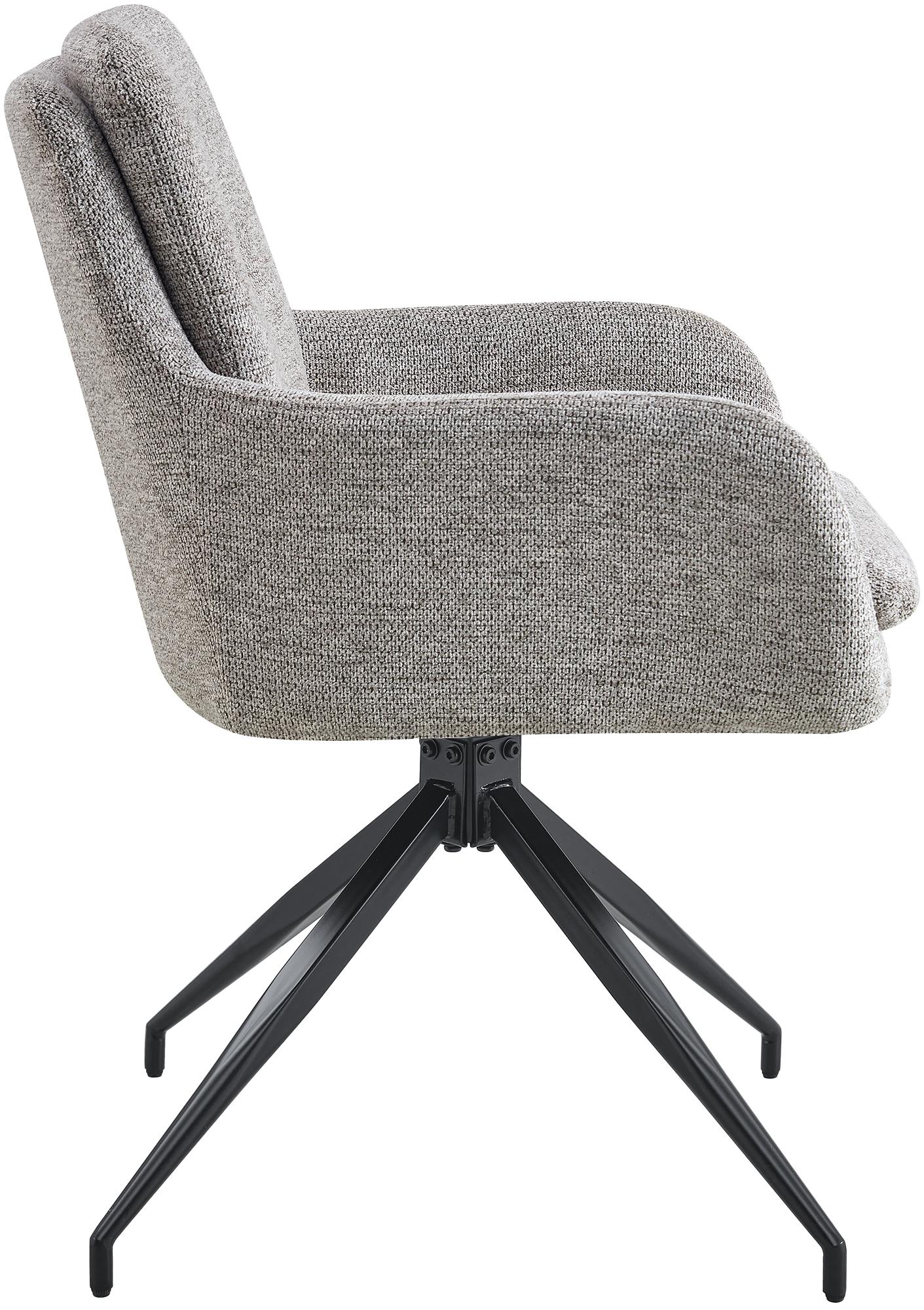 Esszimmerstuhl Pickett Stoff, taupe