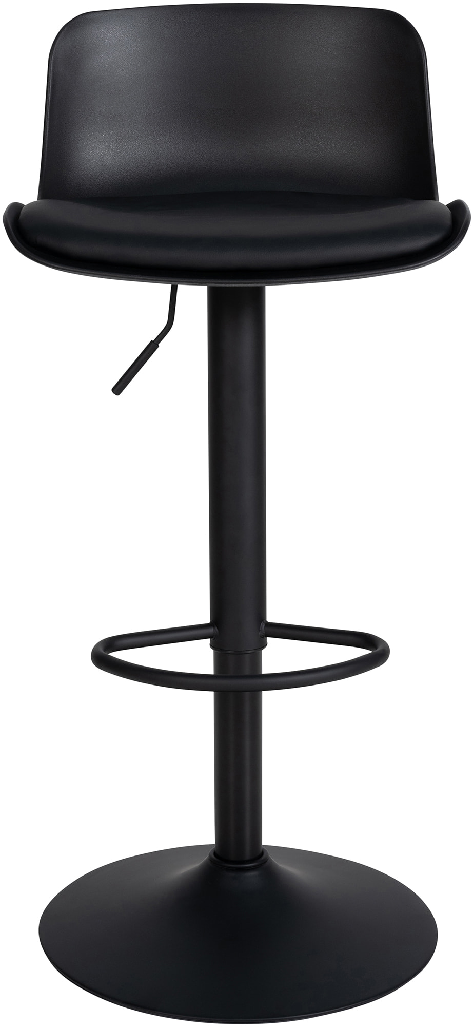 2er Set Barhocker Almada Kunstleder, schwarz