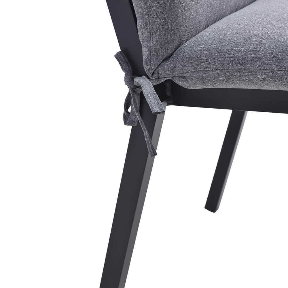 Gartenstuhlauflage SEDERA Grau - 6er Set