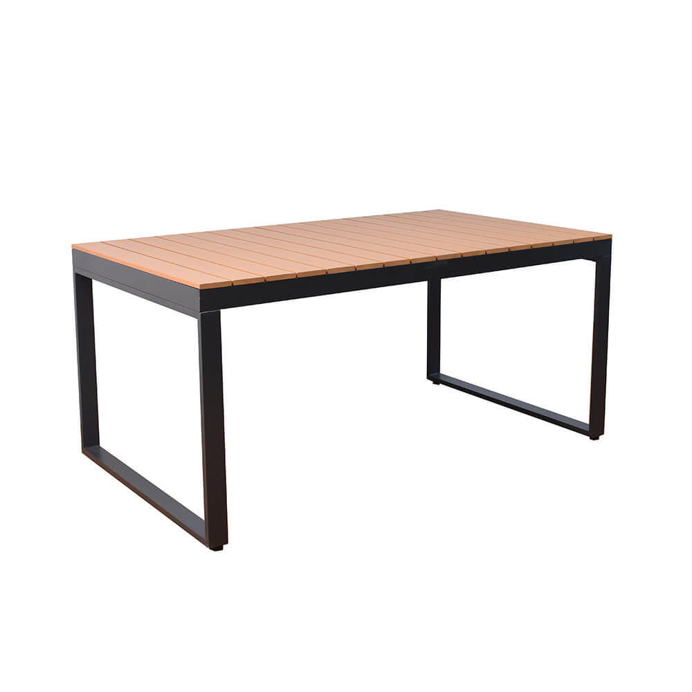 Gartentisch in Holzoptik SIERA – 160 x 90 cm