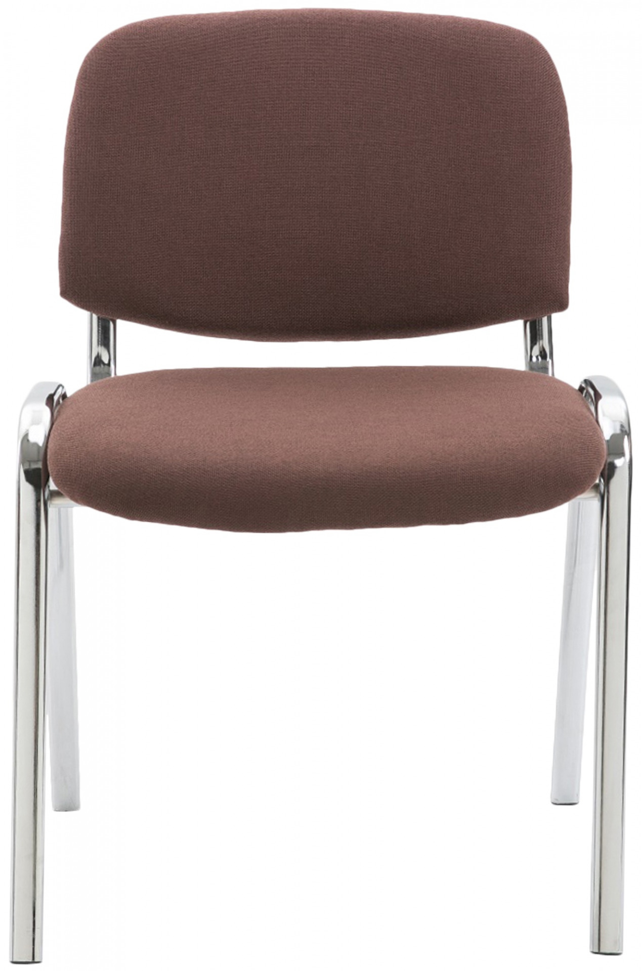 Besucherstuhl Ken C Stoff, braun