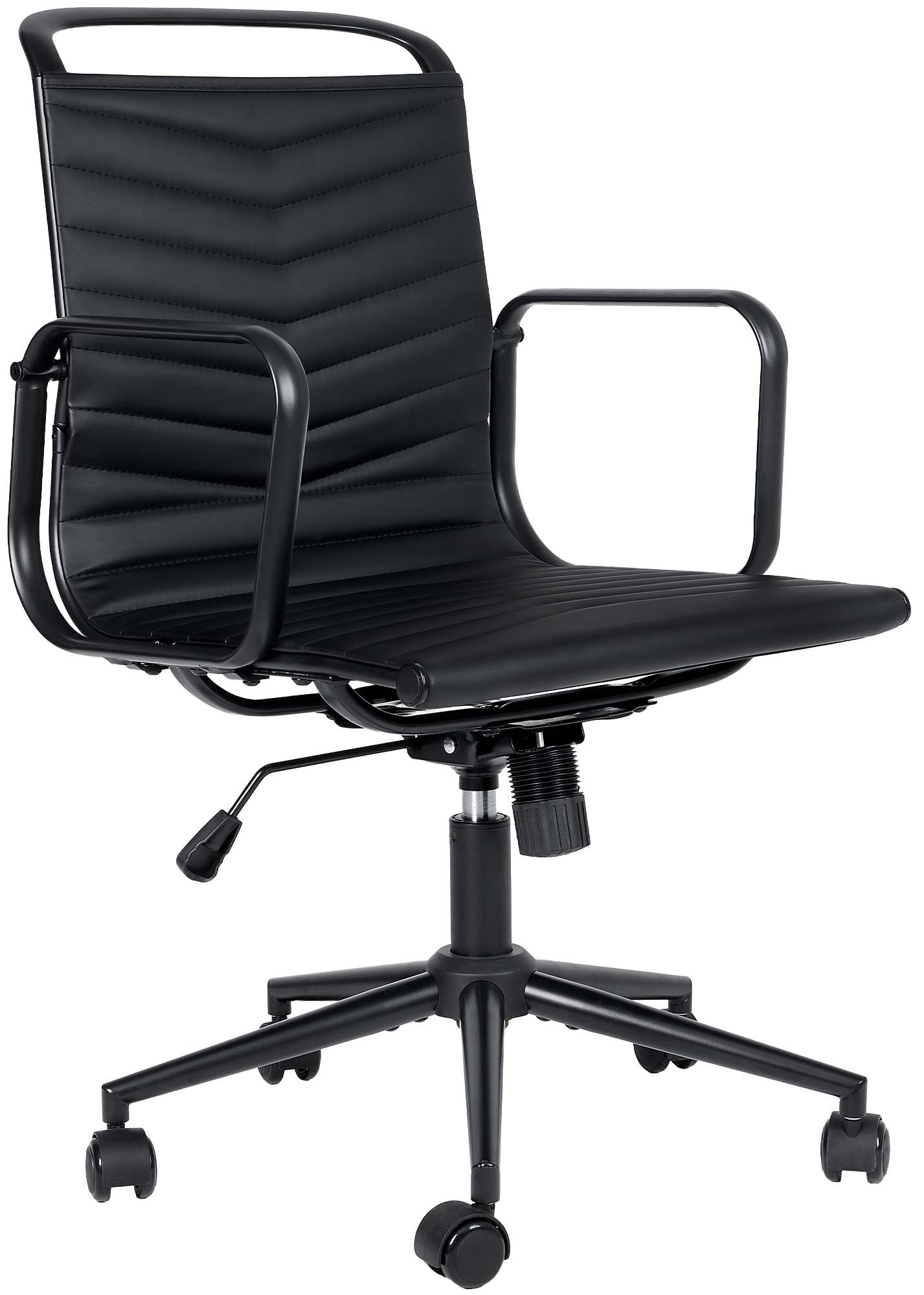 Bürostuhl Bakers Kunstleder, schwarz