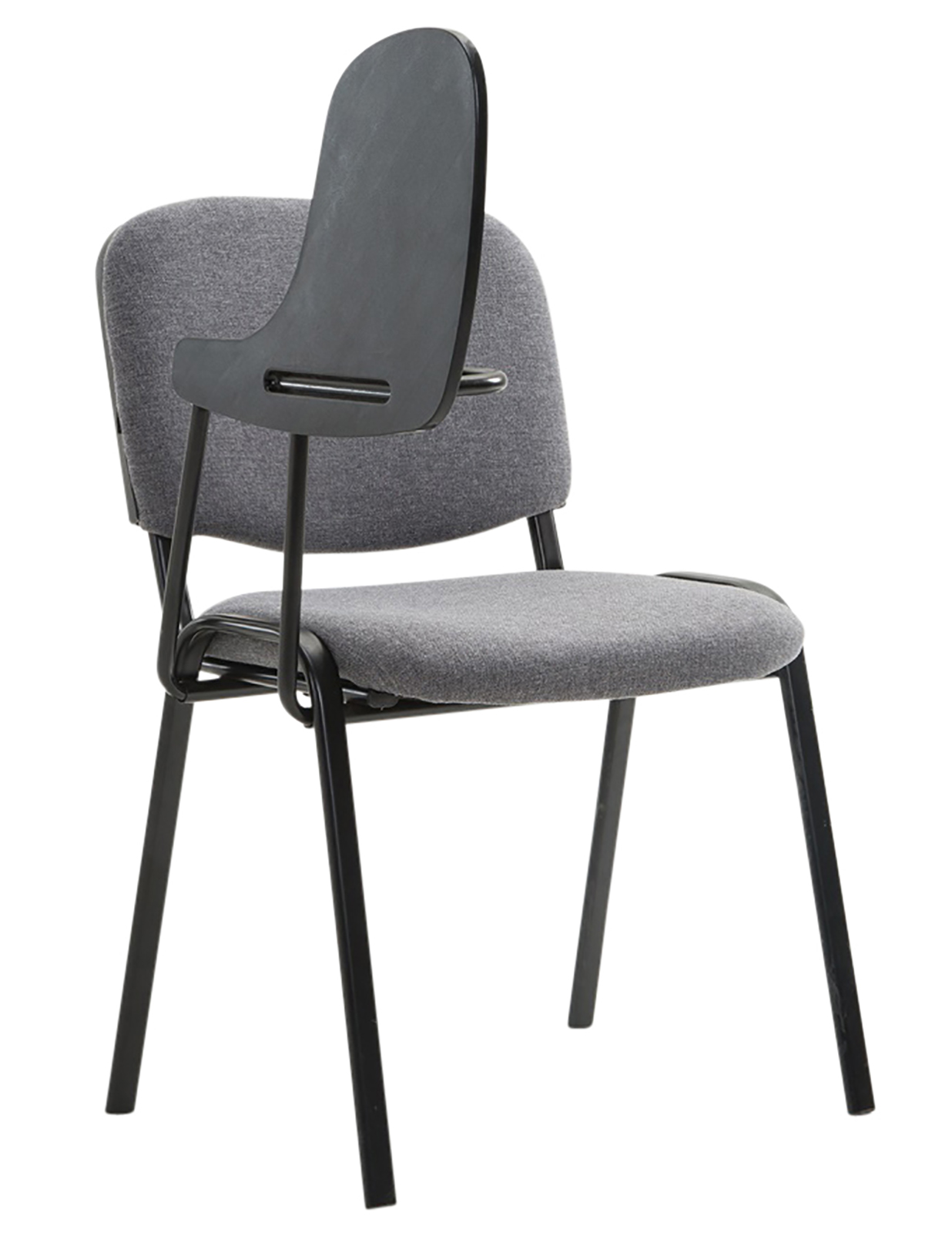 4er Set Stühle Ken mit Klapptisch Stoff, grau
