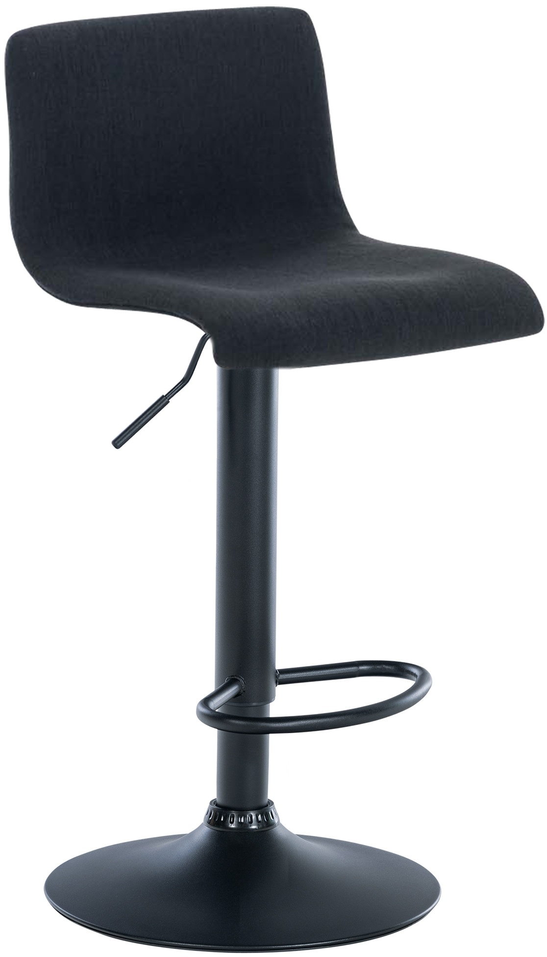 Barhocker Hoover Stoff B, schwarz