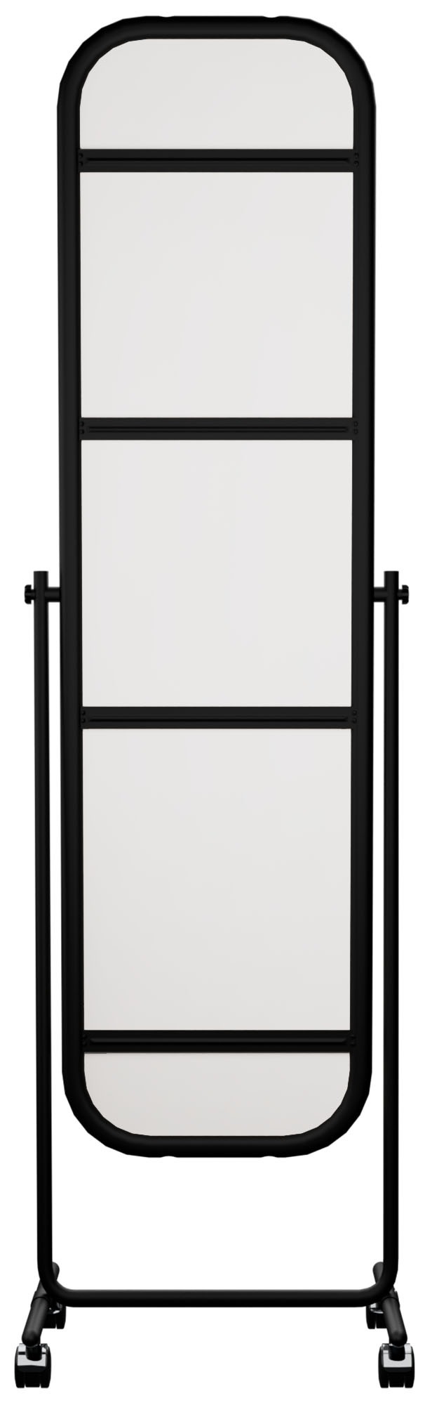 Standspiegel Medusa Eckig, schwarz