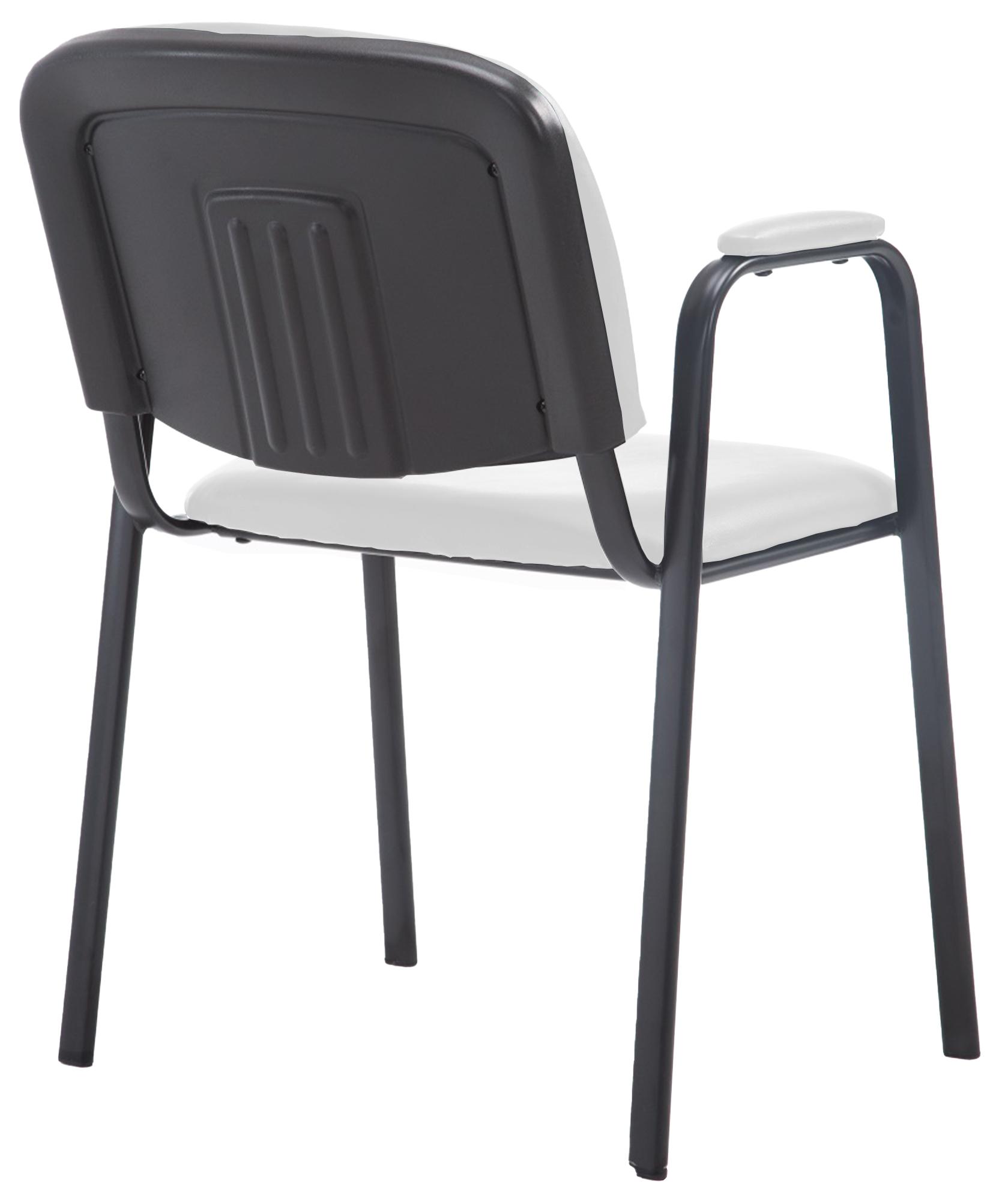 Besucherstuhl Ken PRO Kunstleder, weiß