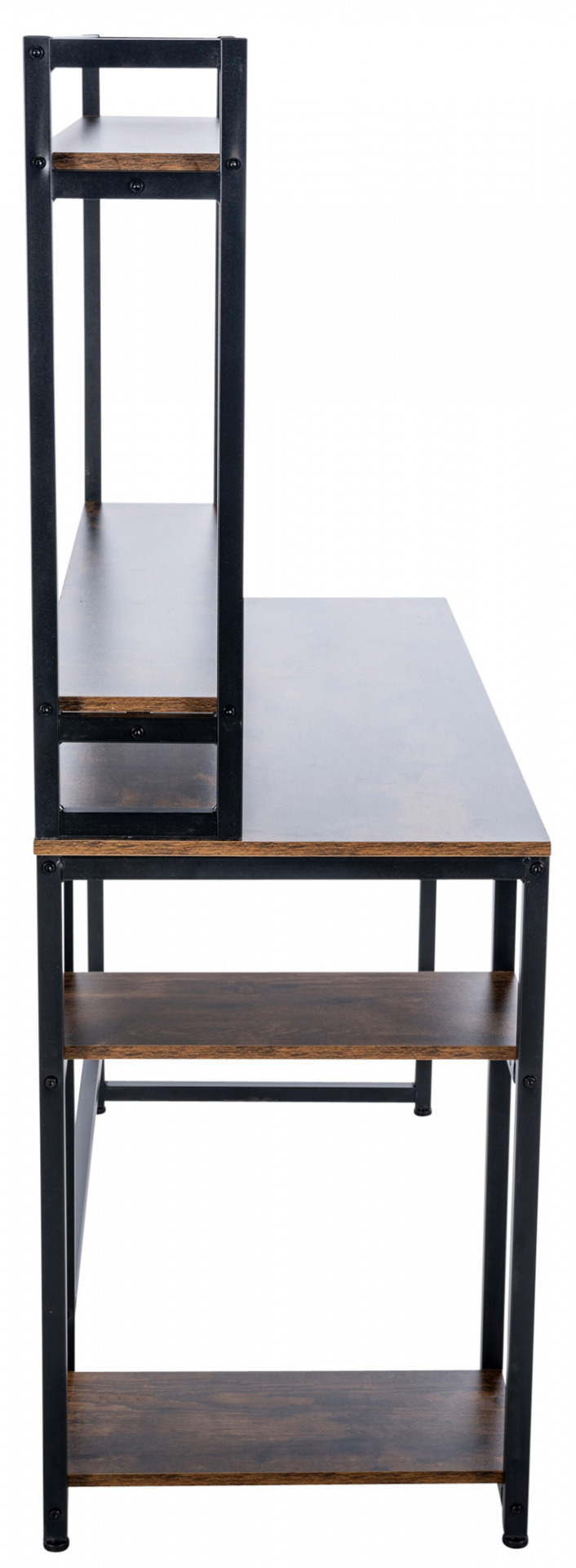 Schreibtisch Billings, schwarz/braun