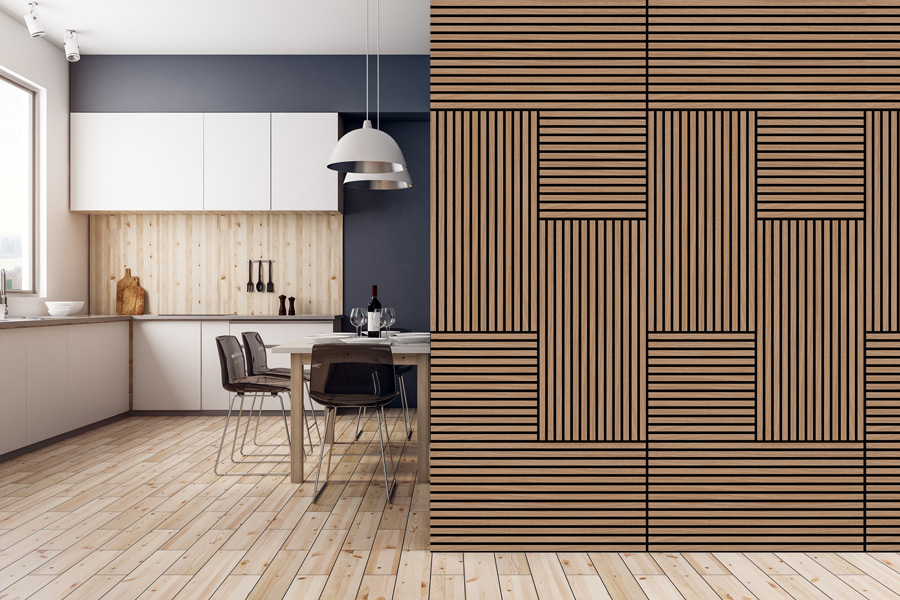 Wandpaneel Jangal Modular Wall 11003A Davert Oak Furnier 52 x 52 cm