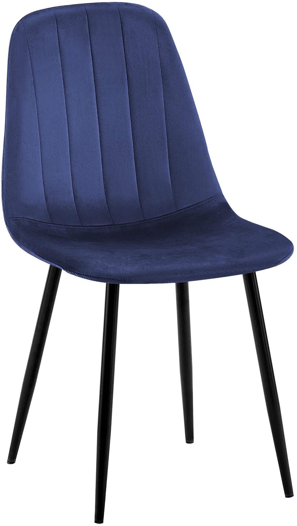 Esszimmerstuhl Baxter Samt, blau