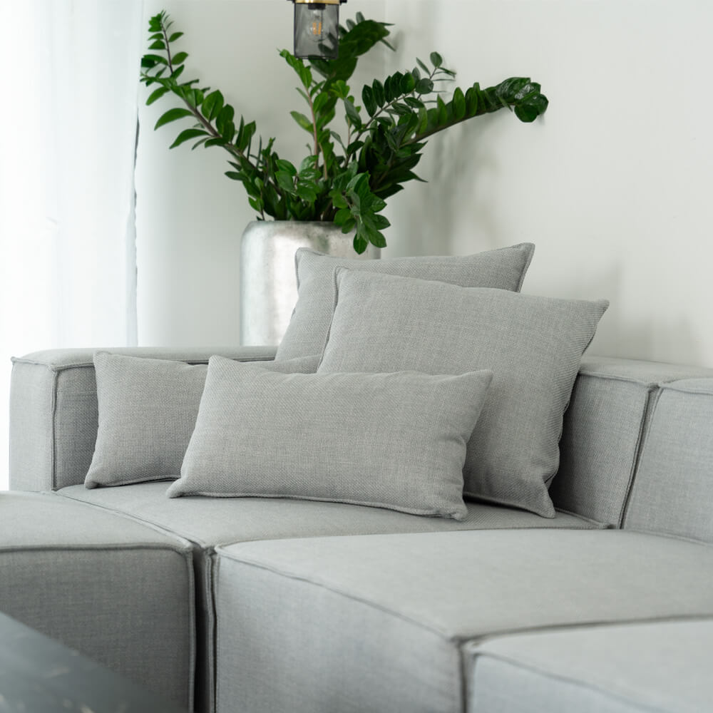 Modulares Sofa VERONA S - 240 x 120 cm Hellgrau
