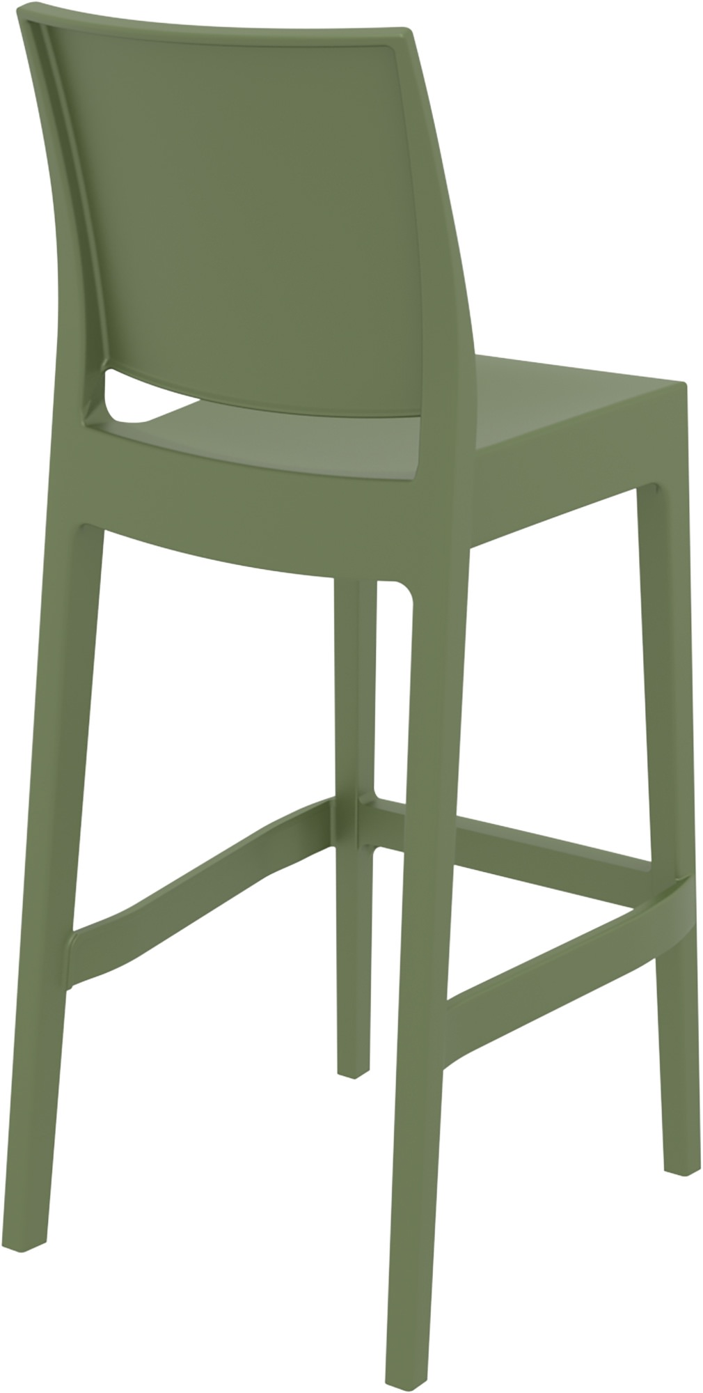 2er Set Barhocker Maya, oliv