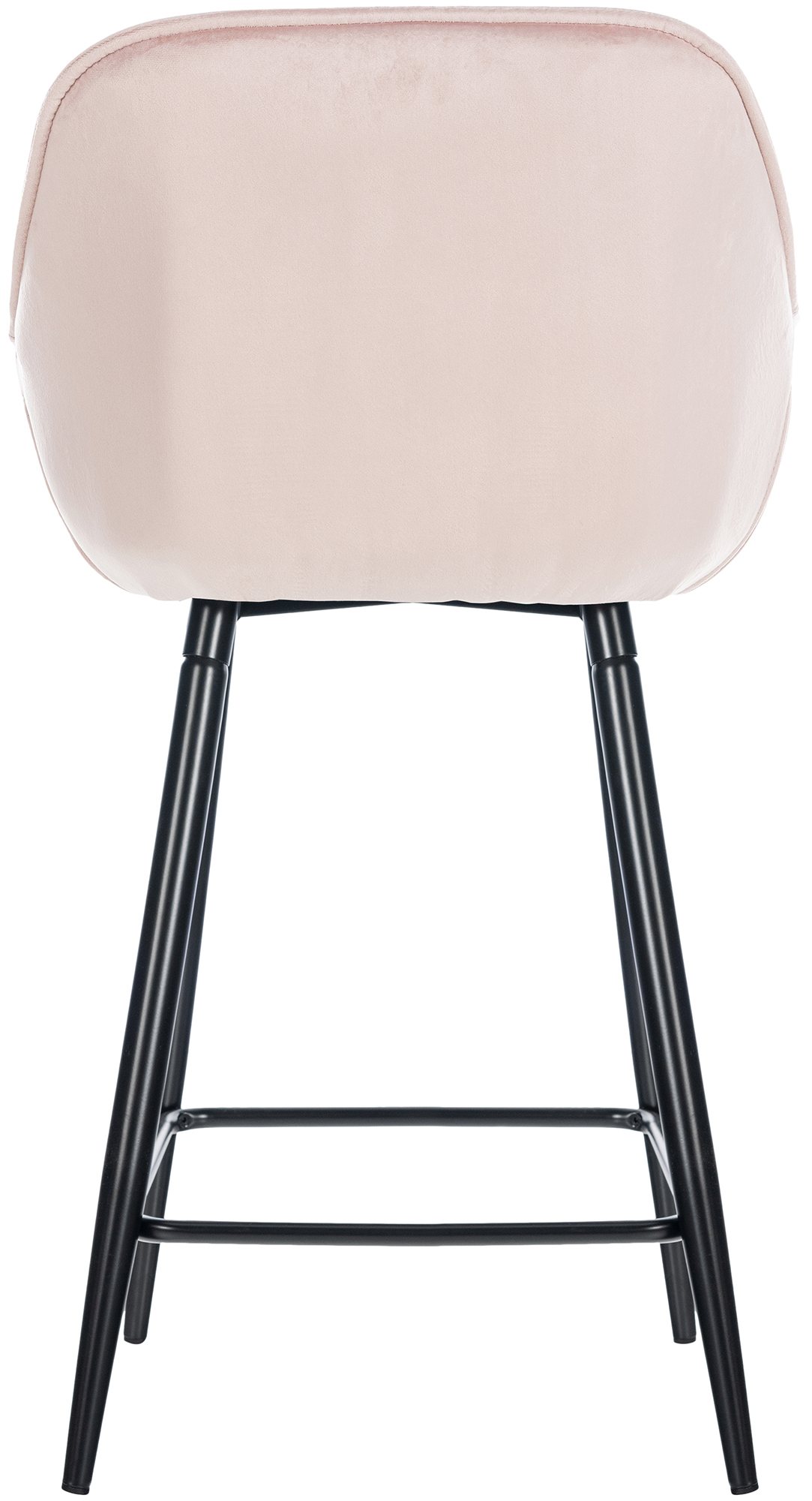 2er Set Barhocker Gibson Samt, pink