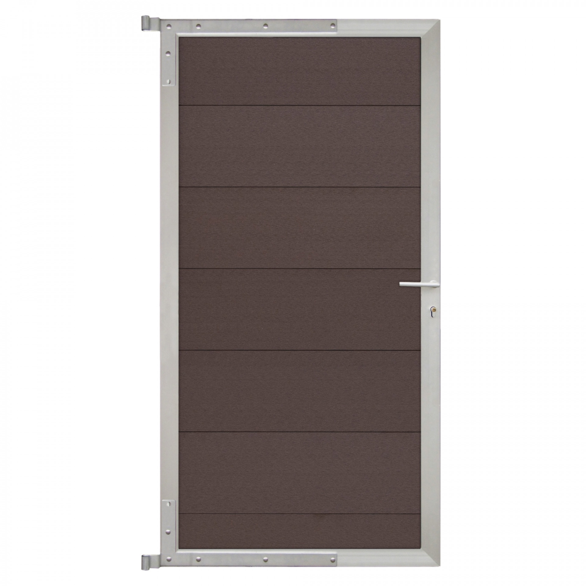 529624 TJÖRN-Tor-Komplettset, 90 x 173 cm, mokka/silber
