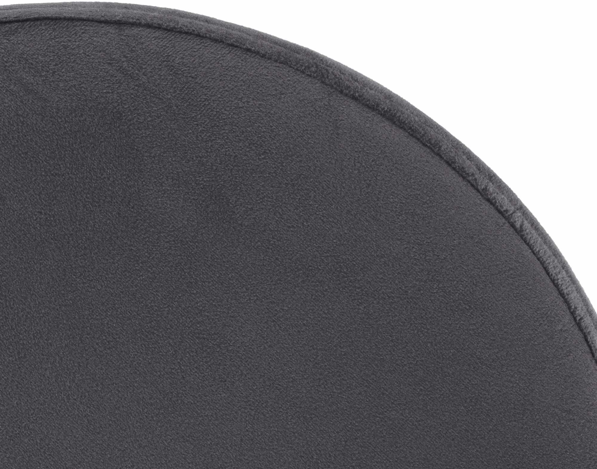 2er Set Barhocker Ponte Samt weiß, dunkelgrau