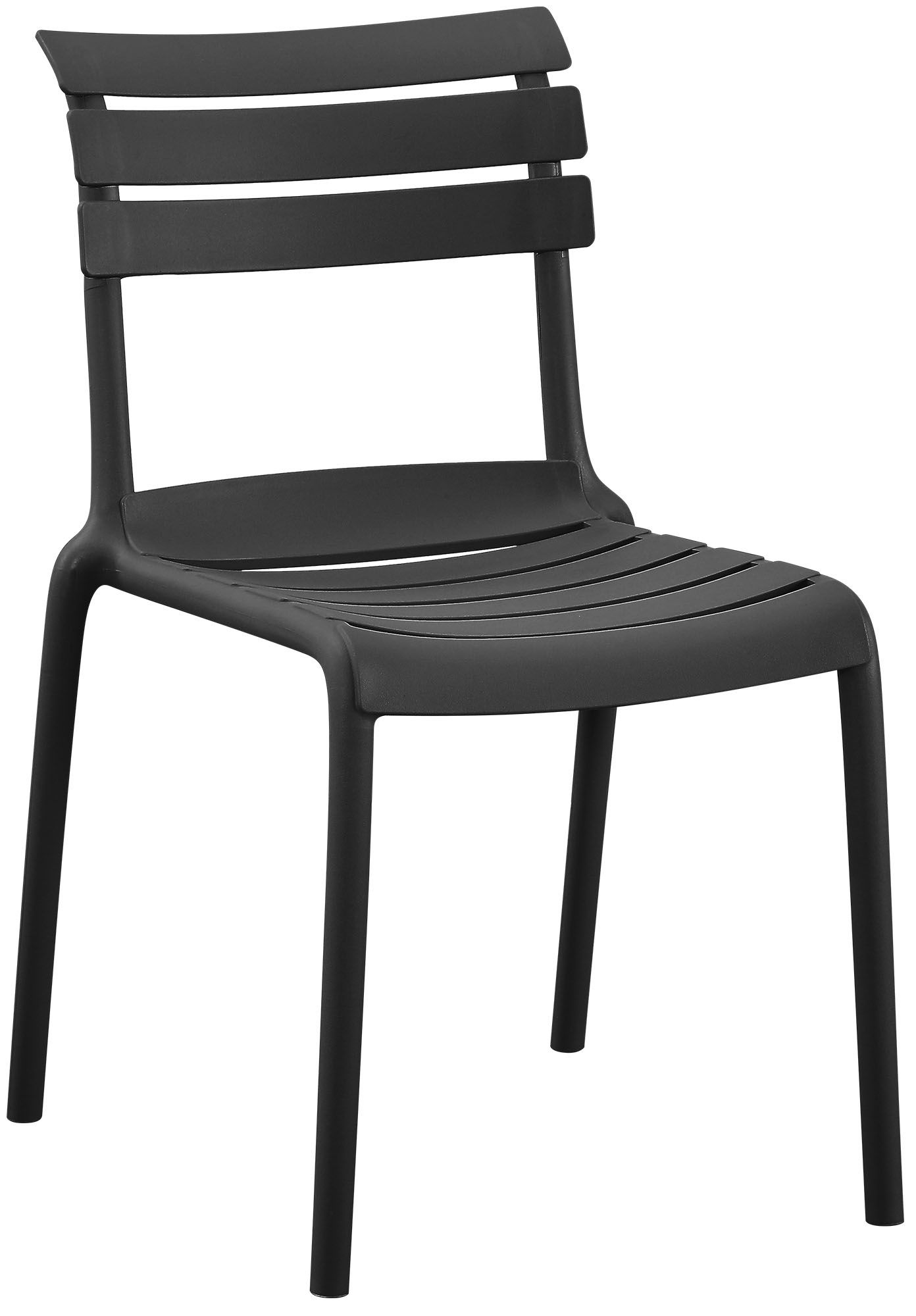 Gartenmöbel-Set Vela mit 2 Stühlen, schwarz