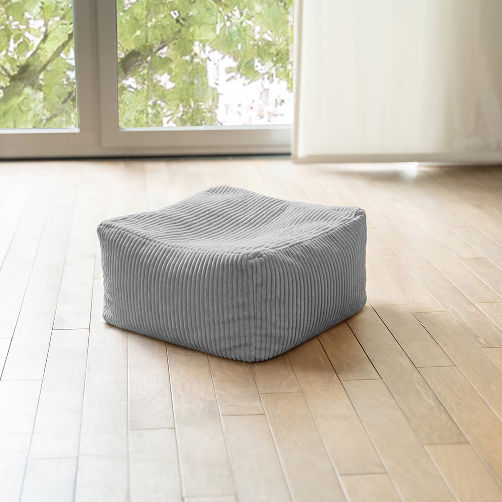 Sitzsack Hocker COZY - Hellgrau