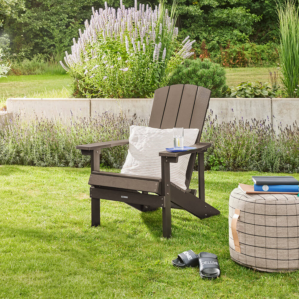 Gartenstuhl FAREA – Schwarz- Braun