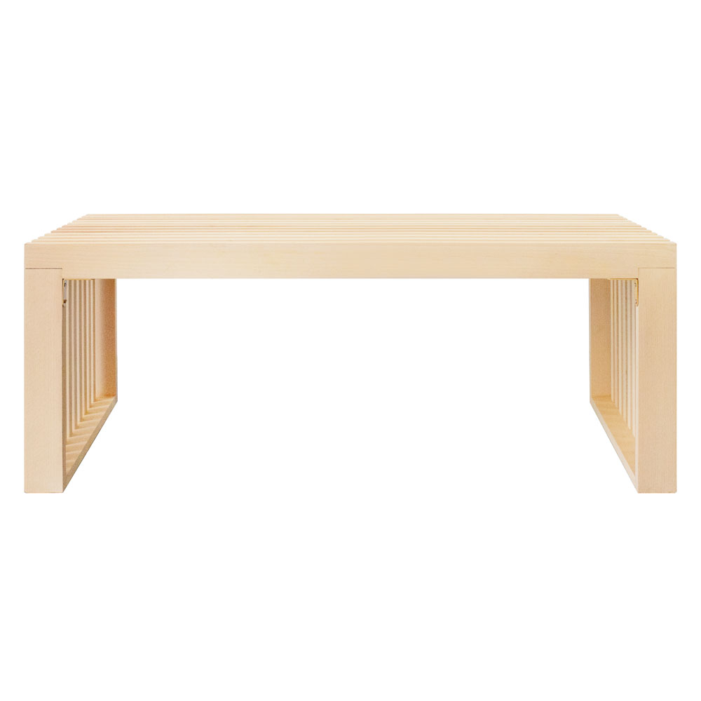 Sitzbank aus Holz LORA Natur - 110 cm